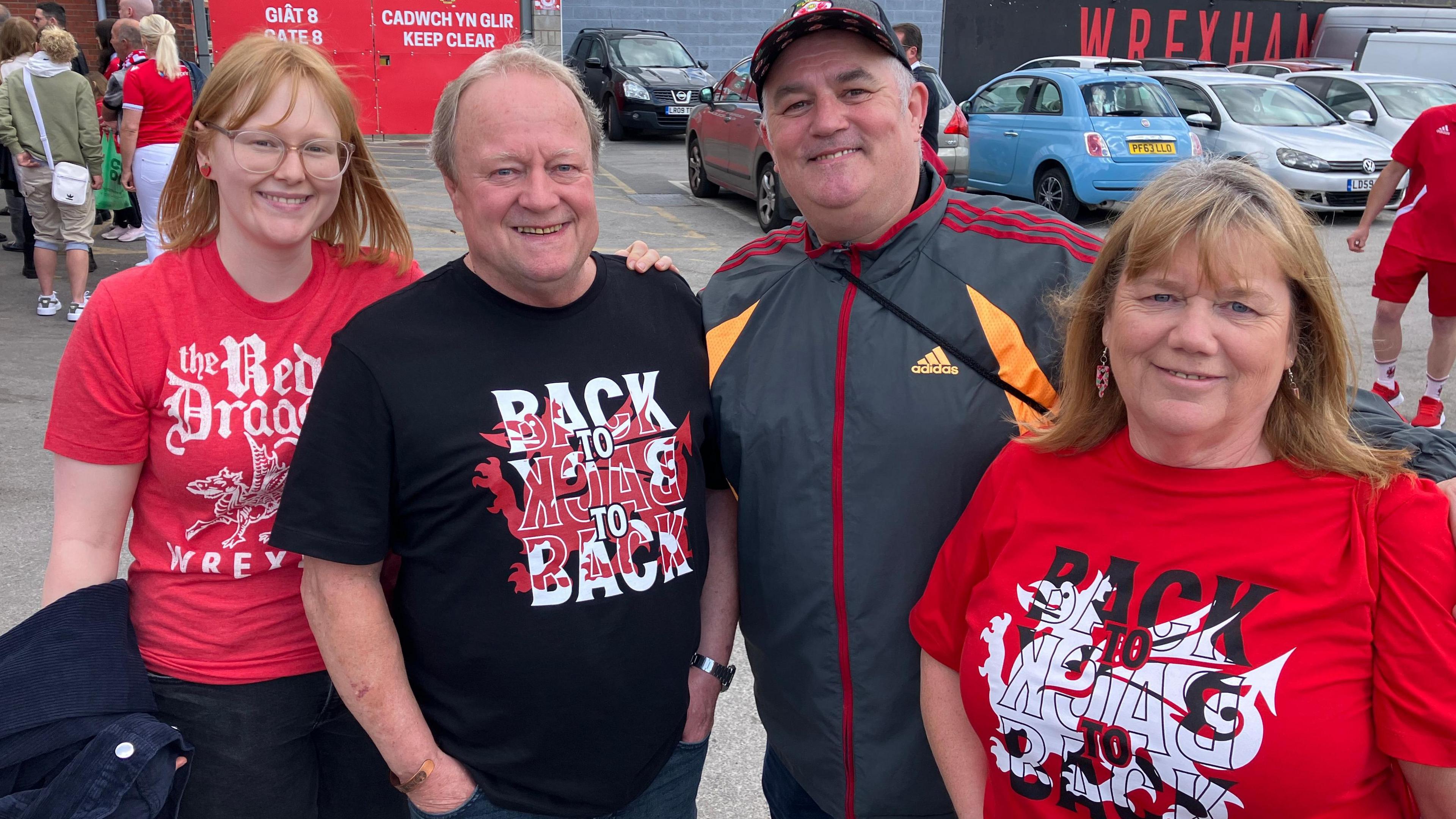 Lowri Jones, Kevin Jones, Paul Radcliffe, Yvonne Jones