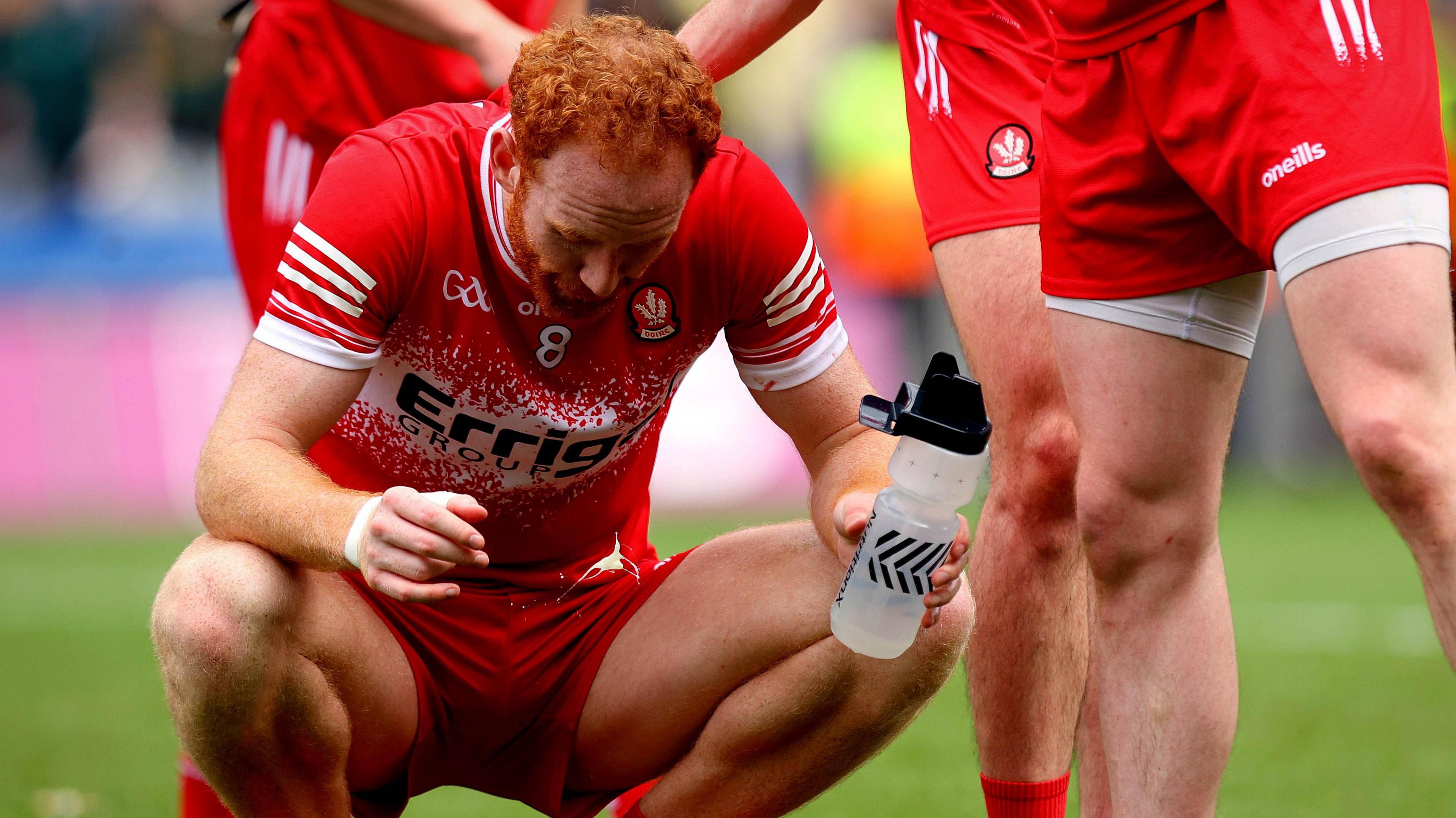 Derry midfielder Conor Glass tries to come to terms with Sunday's loss to Kerry