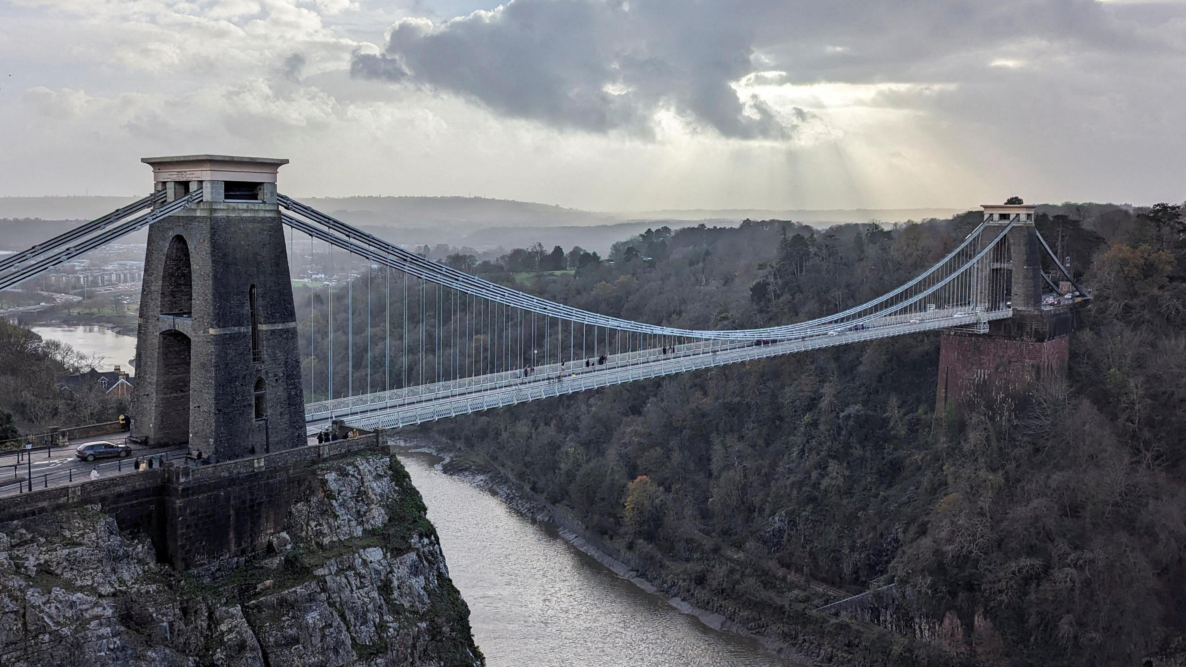 Aerial photograph of Clifton Suspension Bridge