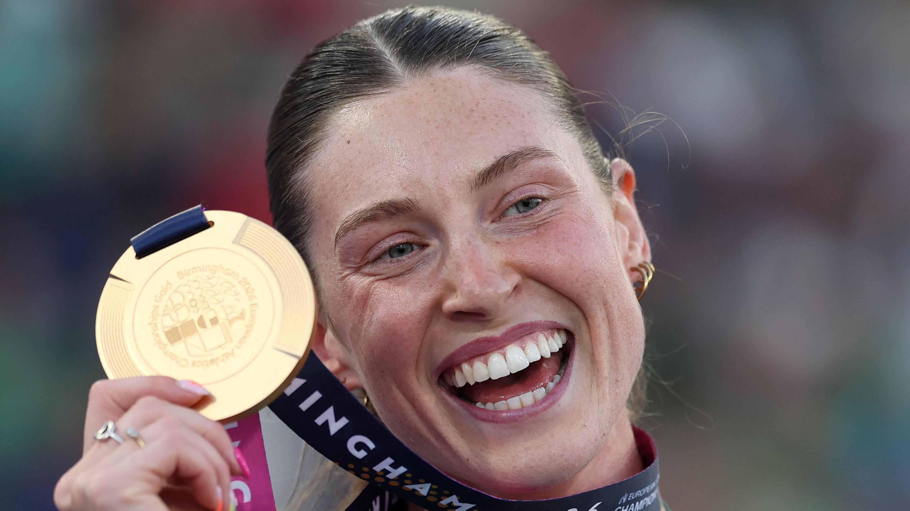 Kate O’Connor celebrates European gold