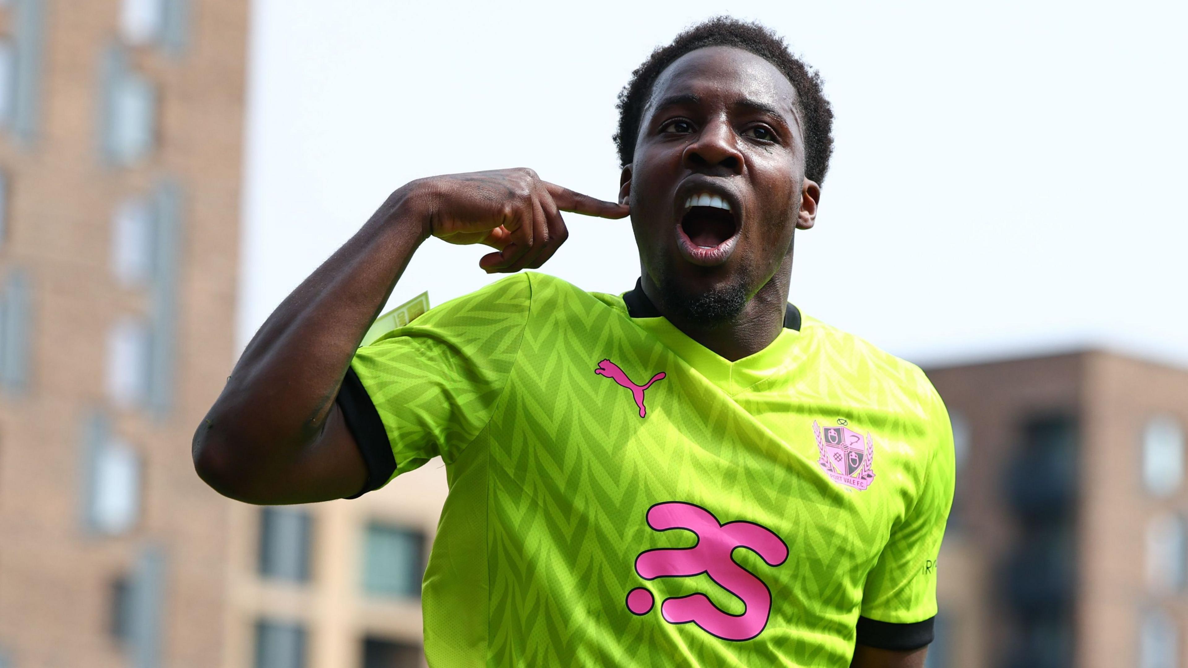 Port Vale's Jaheim Headley