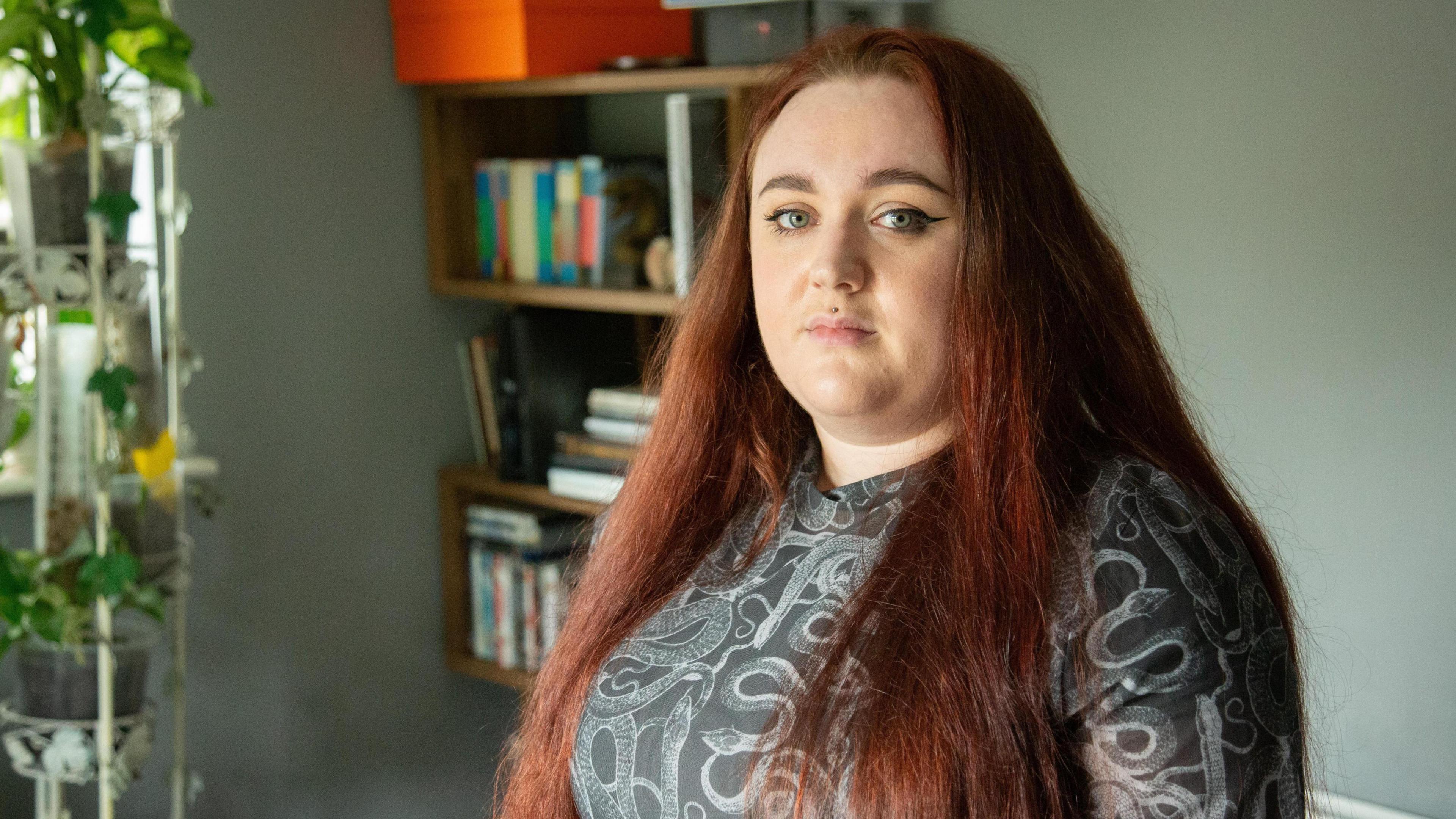 Kat yn ei hystafell fyw