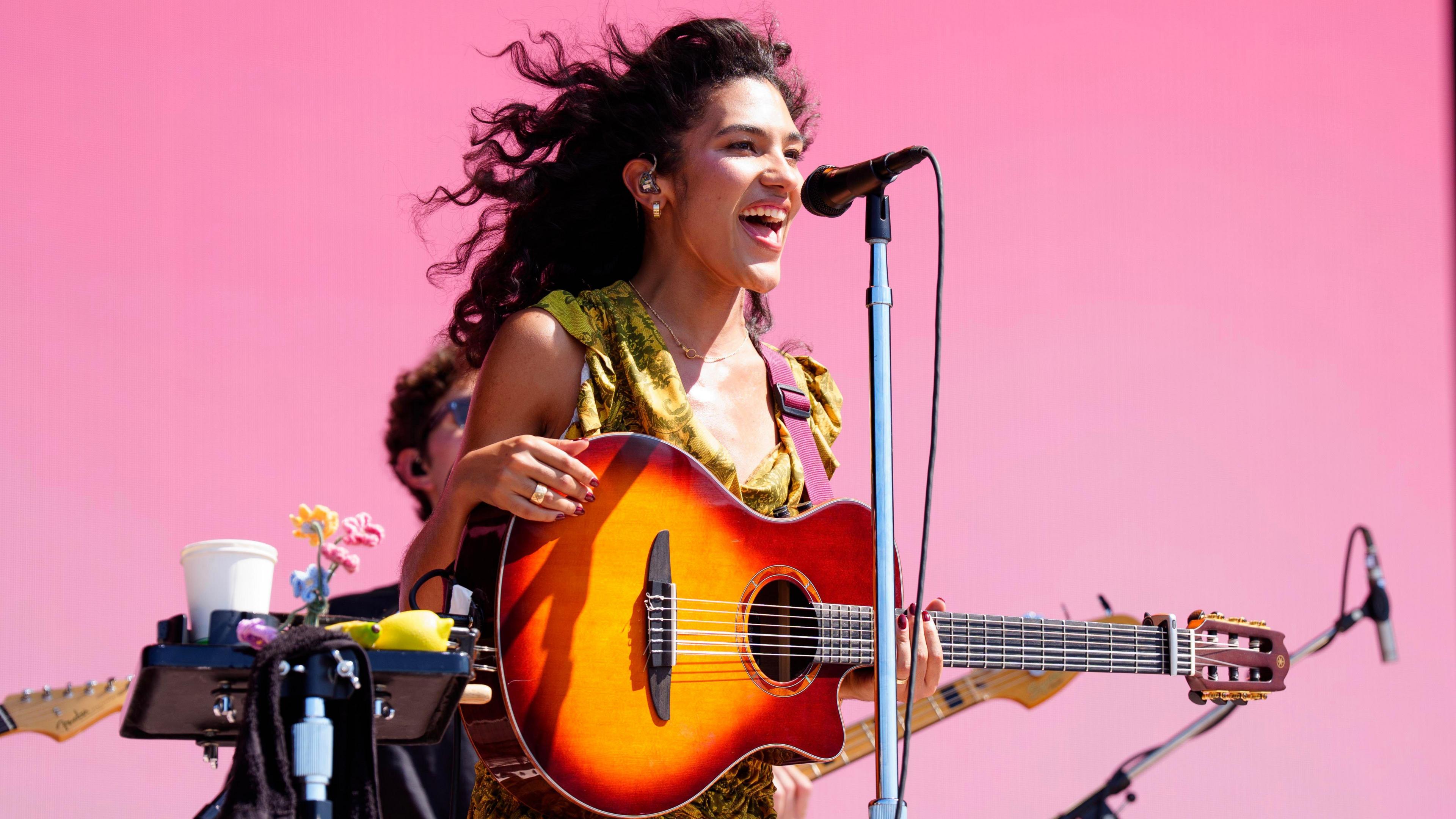 Olivia Dean performs during 2025 Austin City Limits Music Festiva