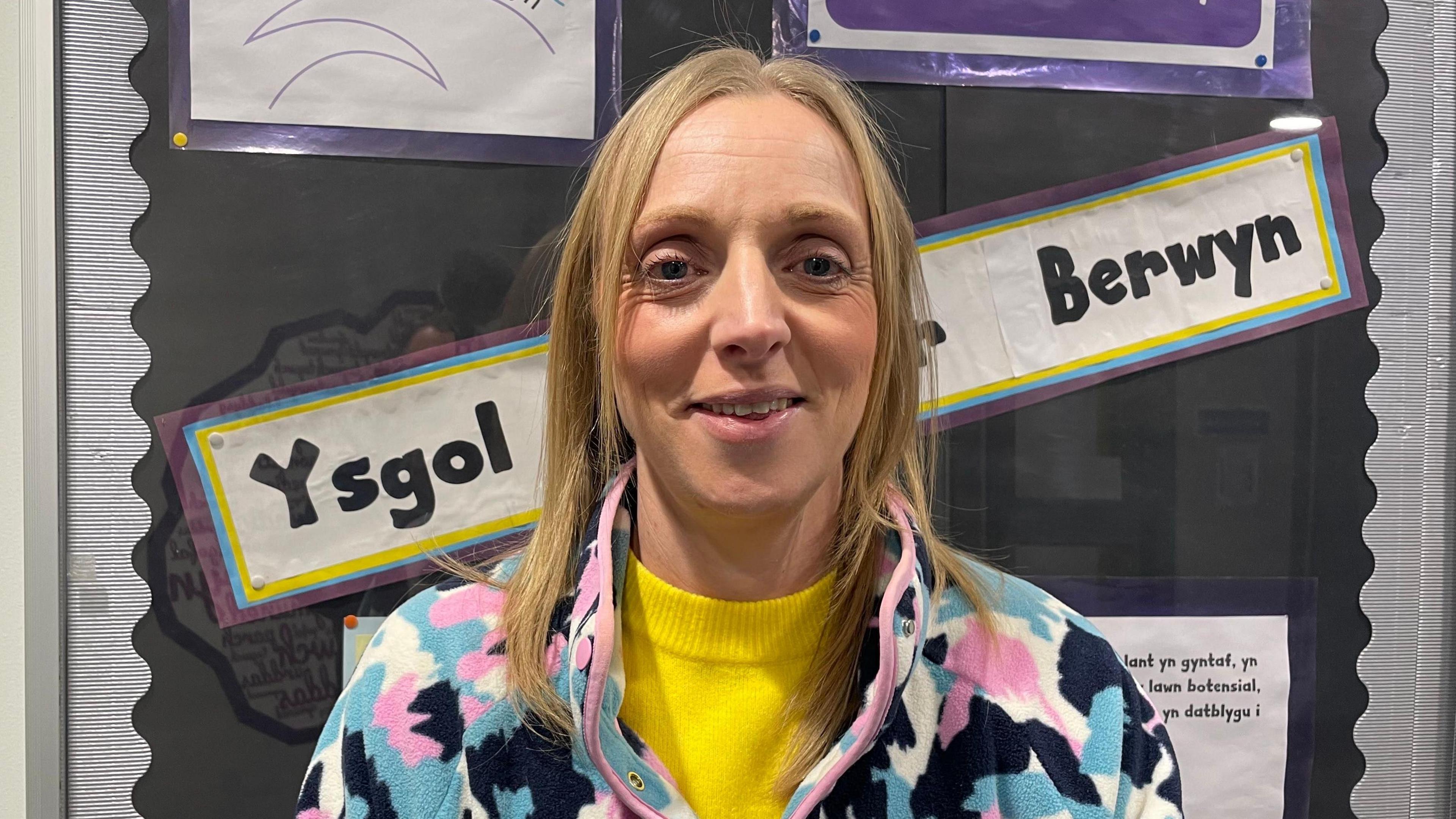 Llun o Sarah Tudor, dirprwy bennaeth ysgol Godre's Berwyn, Y Bala.