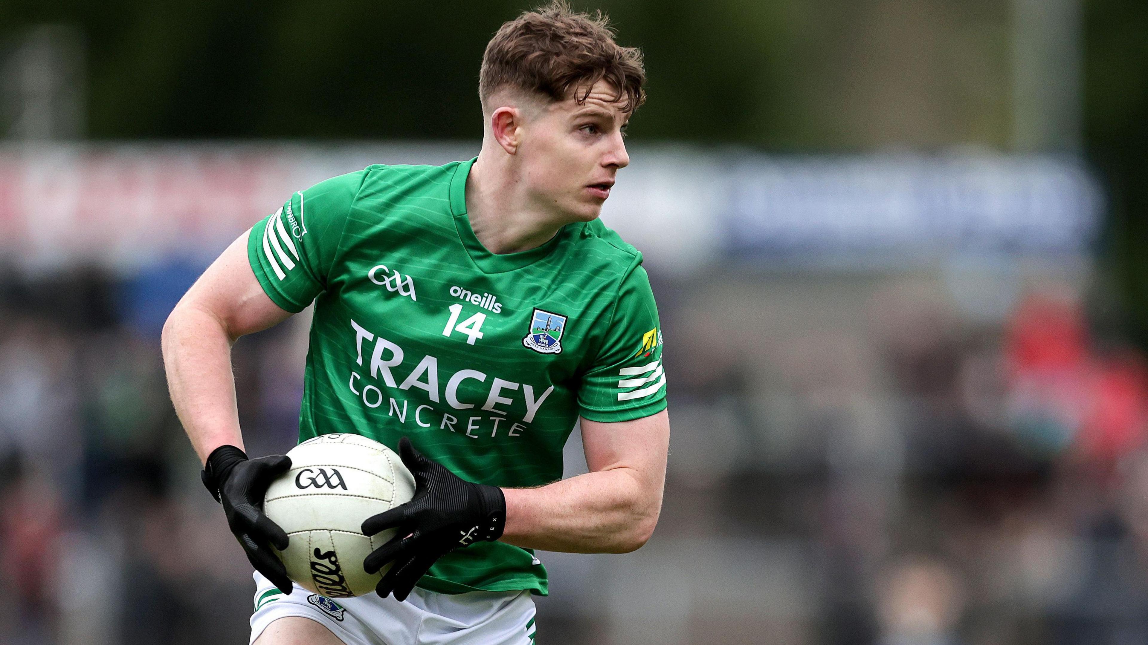 Darragh McGurn in action for Fermanagh