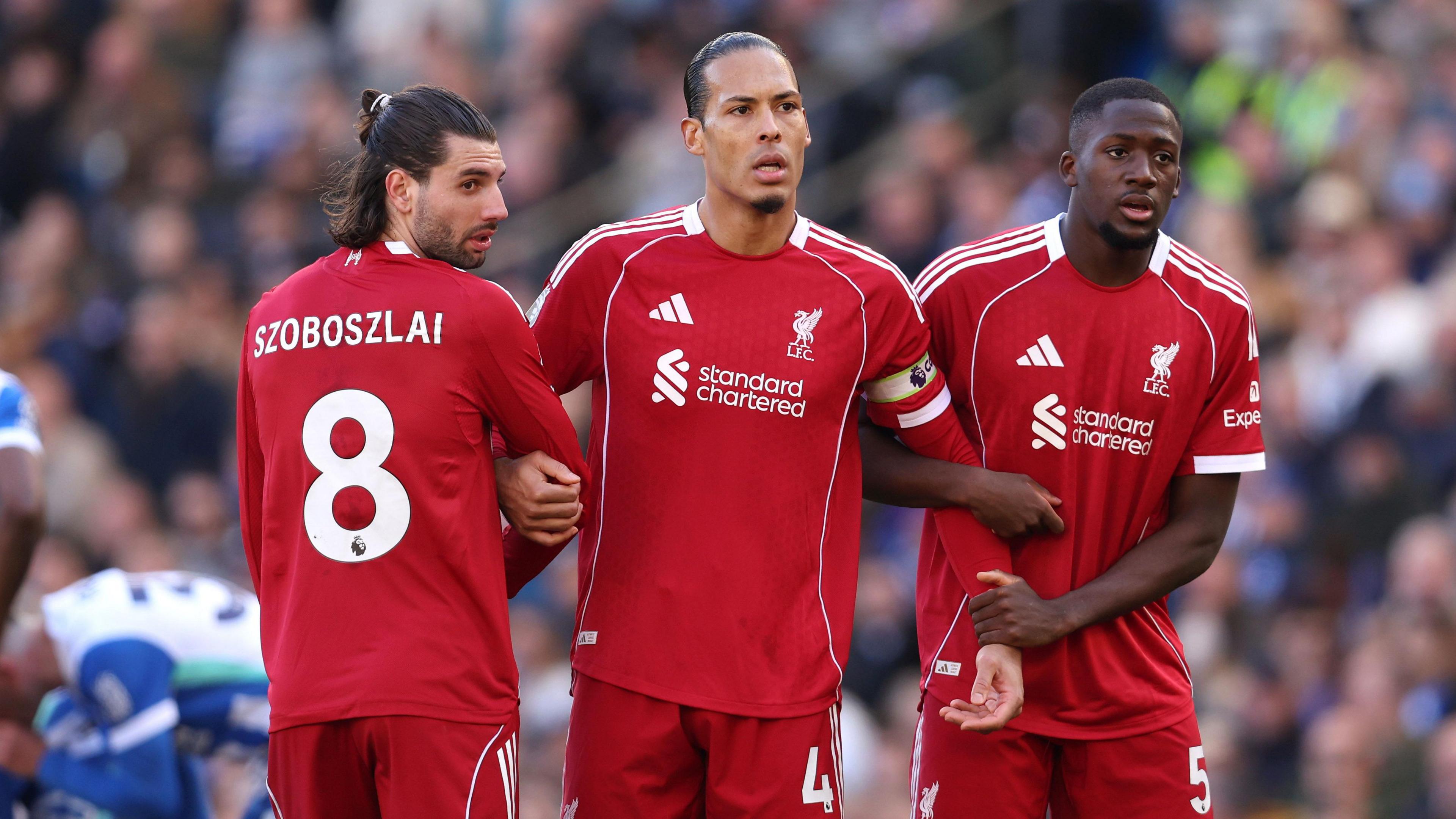 Dominik Szoboszlai, Virgil van Dijk, Ibrahima Konate