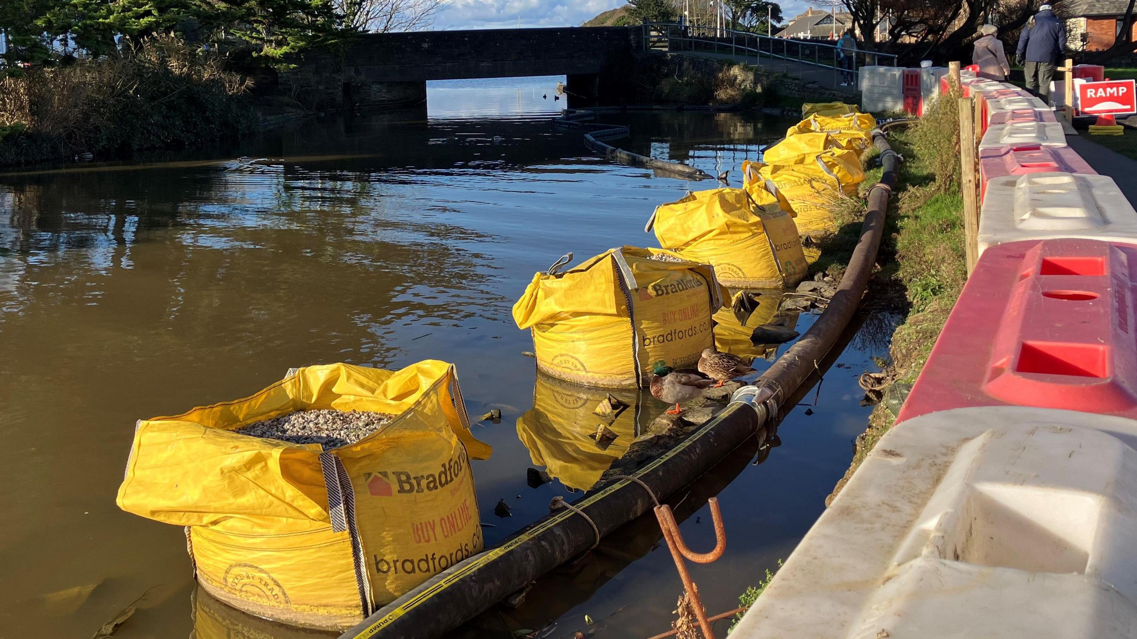 Dredging work on the Bude Canal