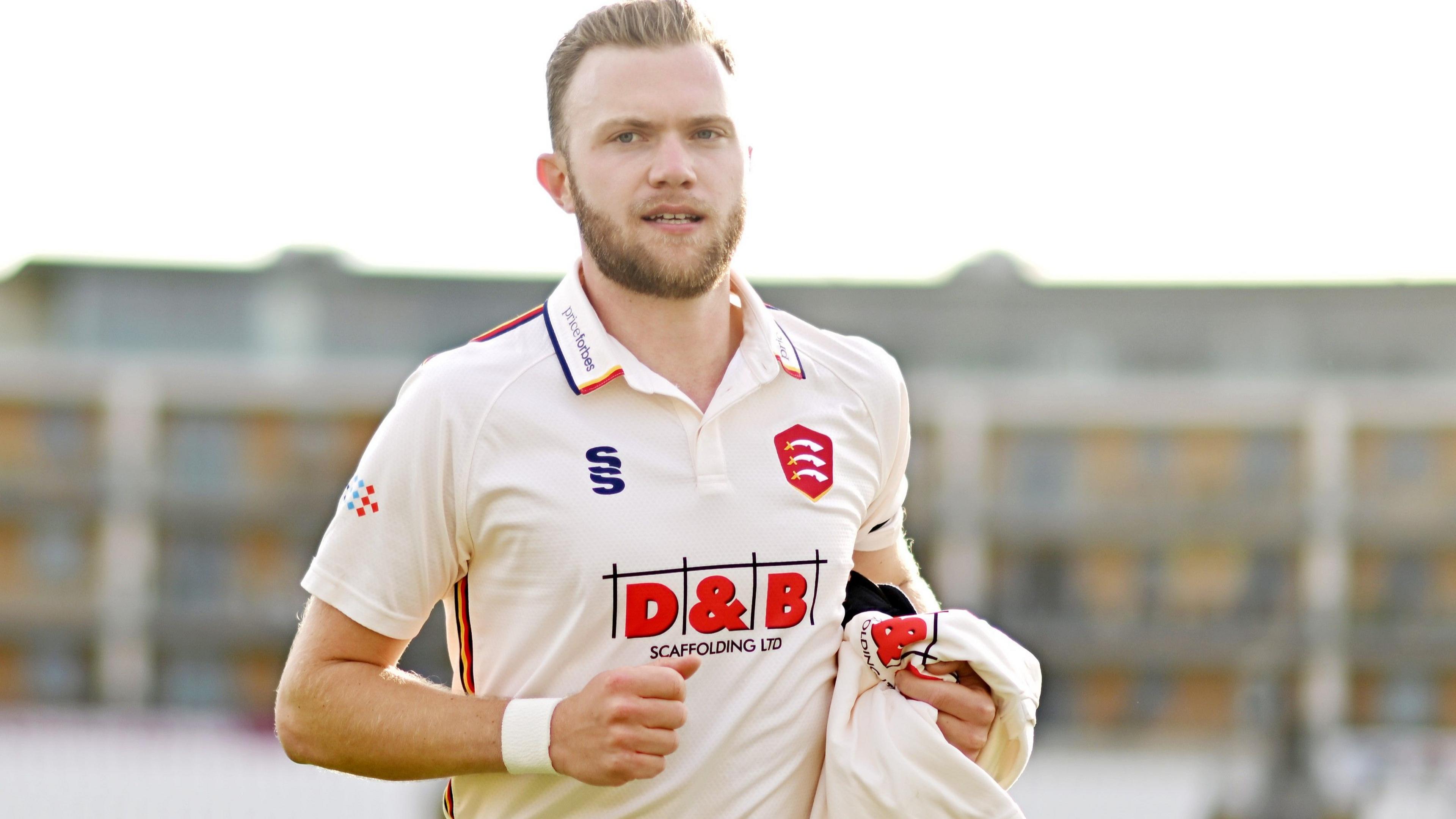 Sam Cook in action for Essex
