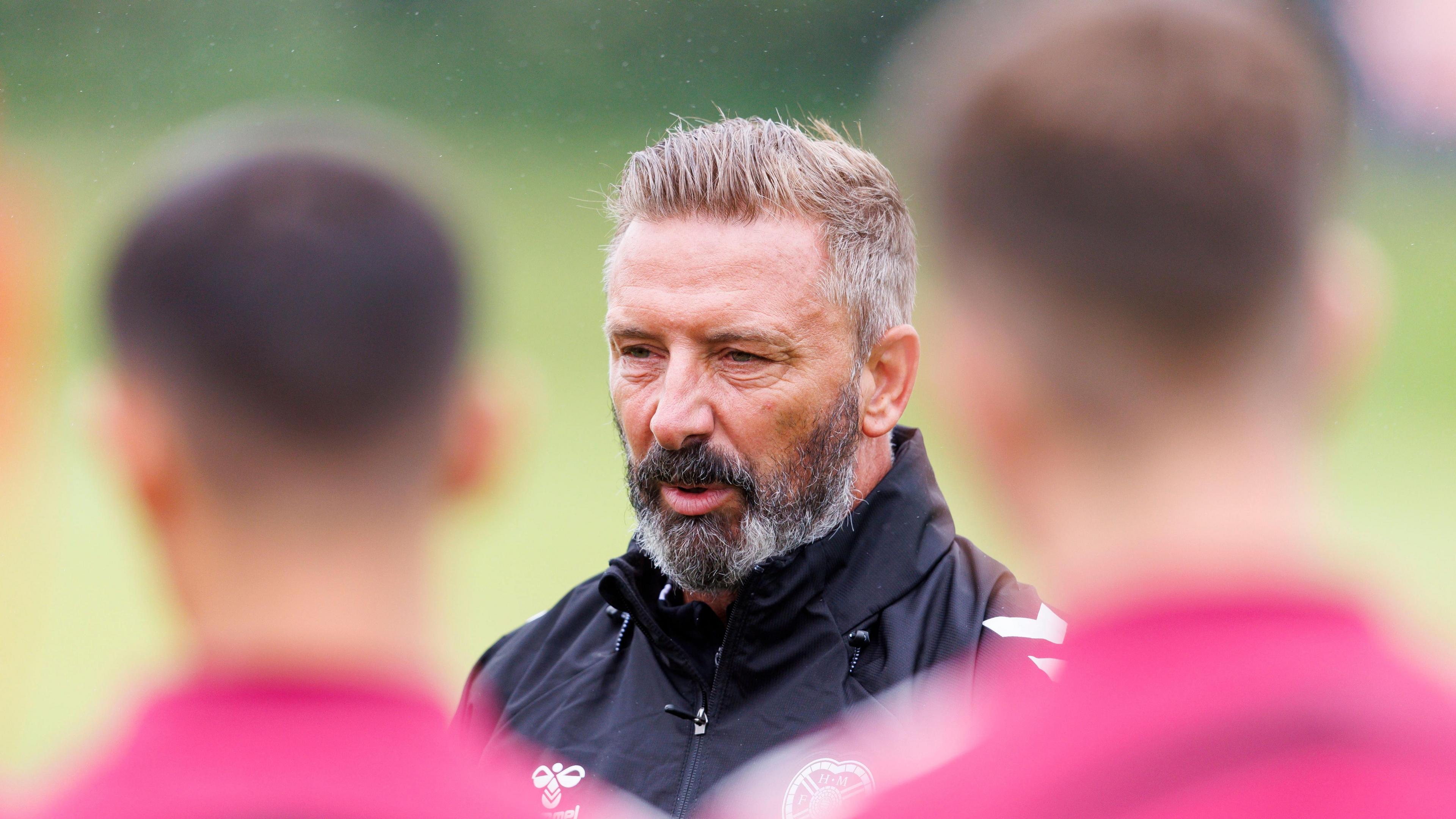 Hearts head coach Derek McInnes