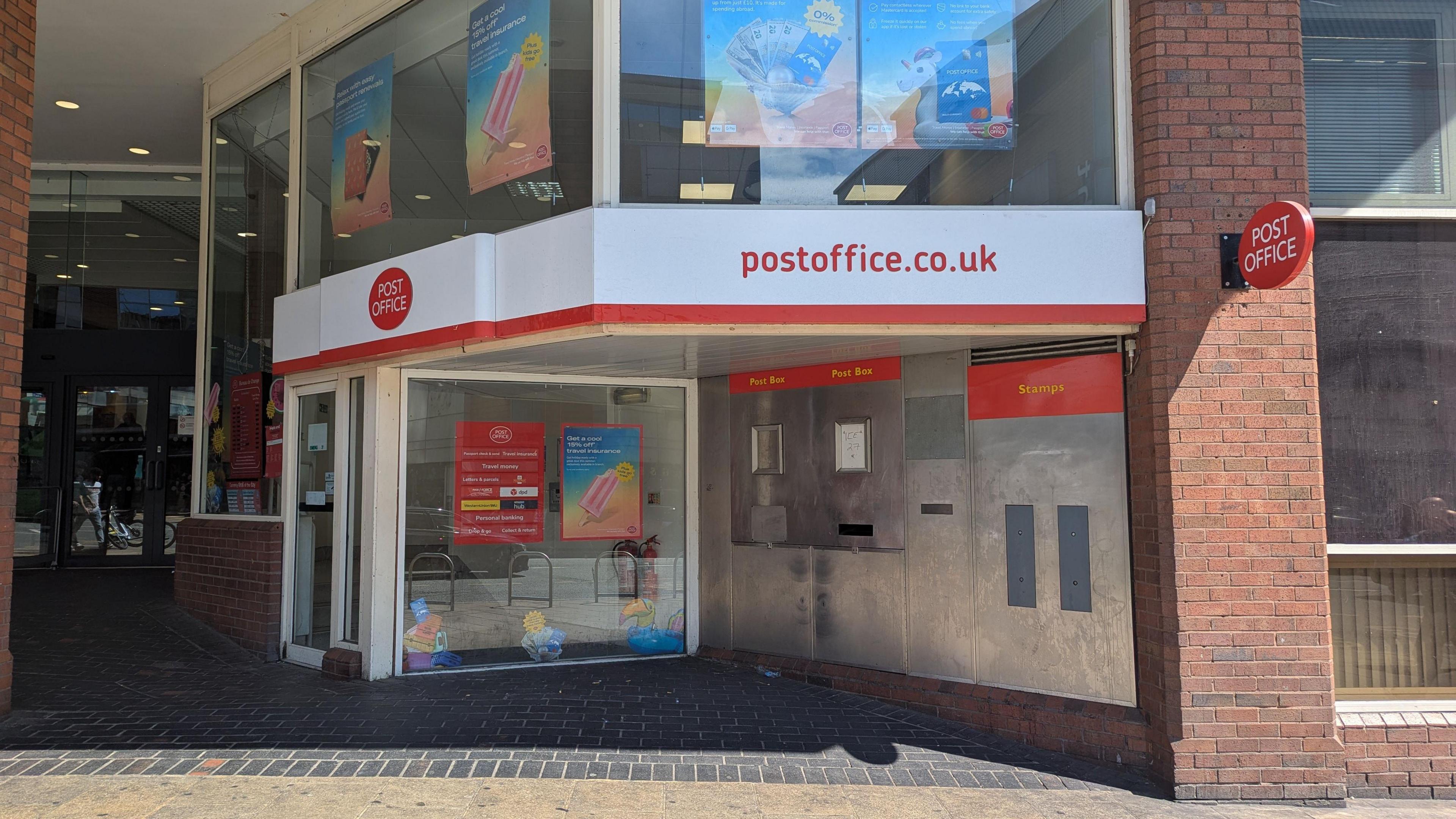 A photo of the Post Office at the St Johns shopping centre