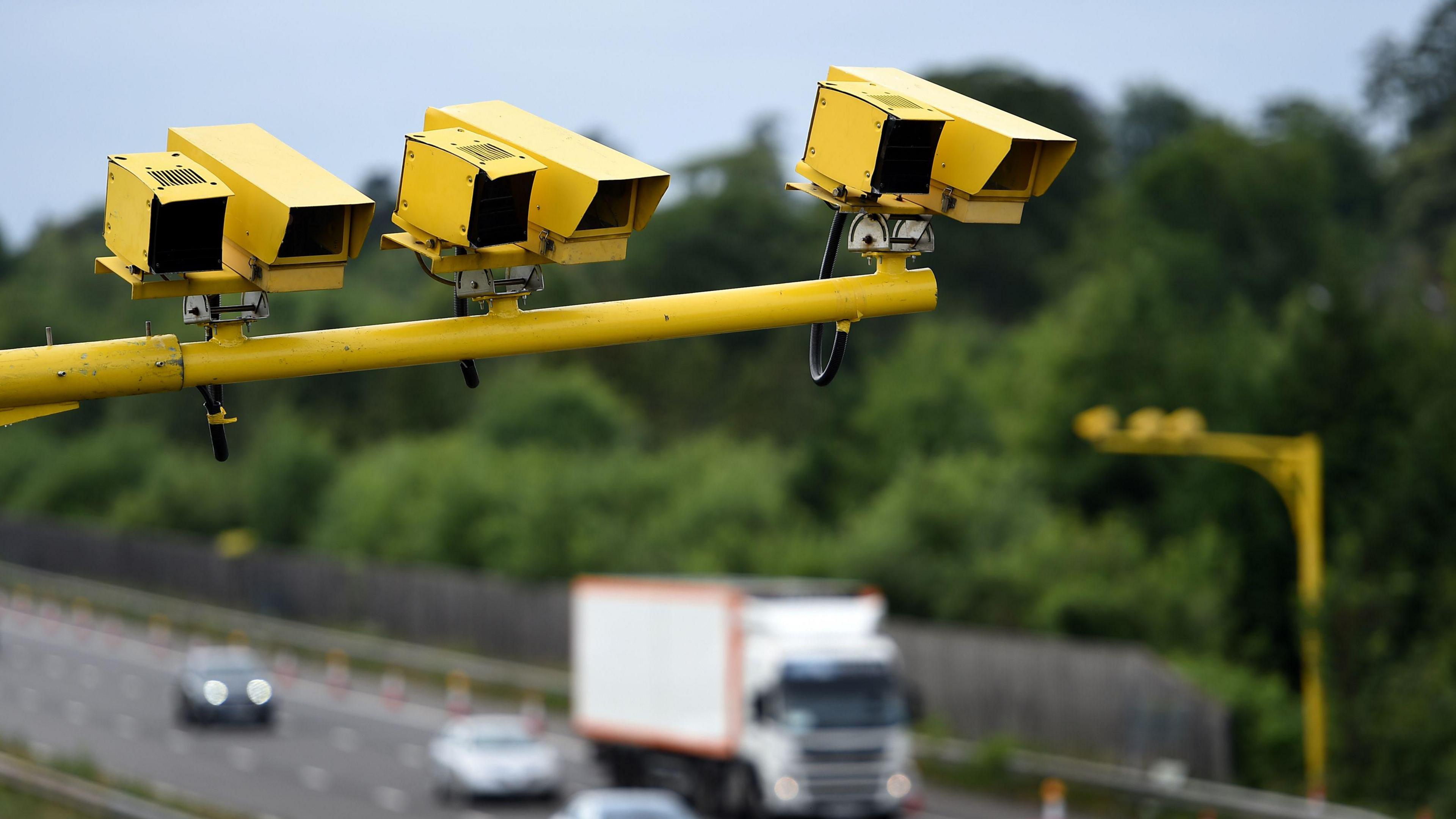 Average speed check camera