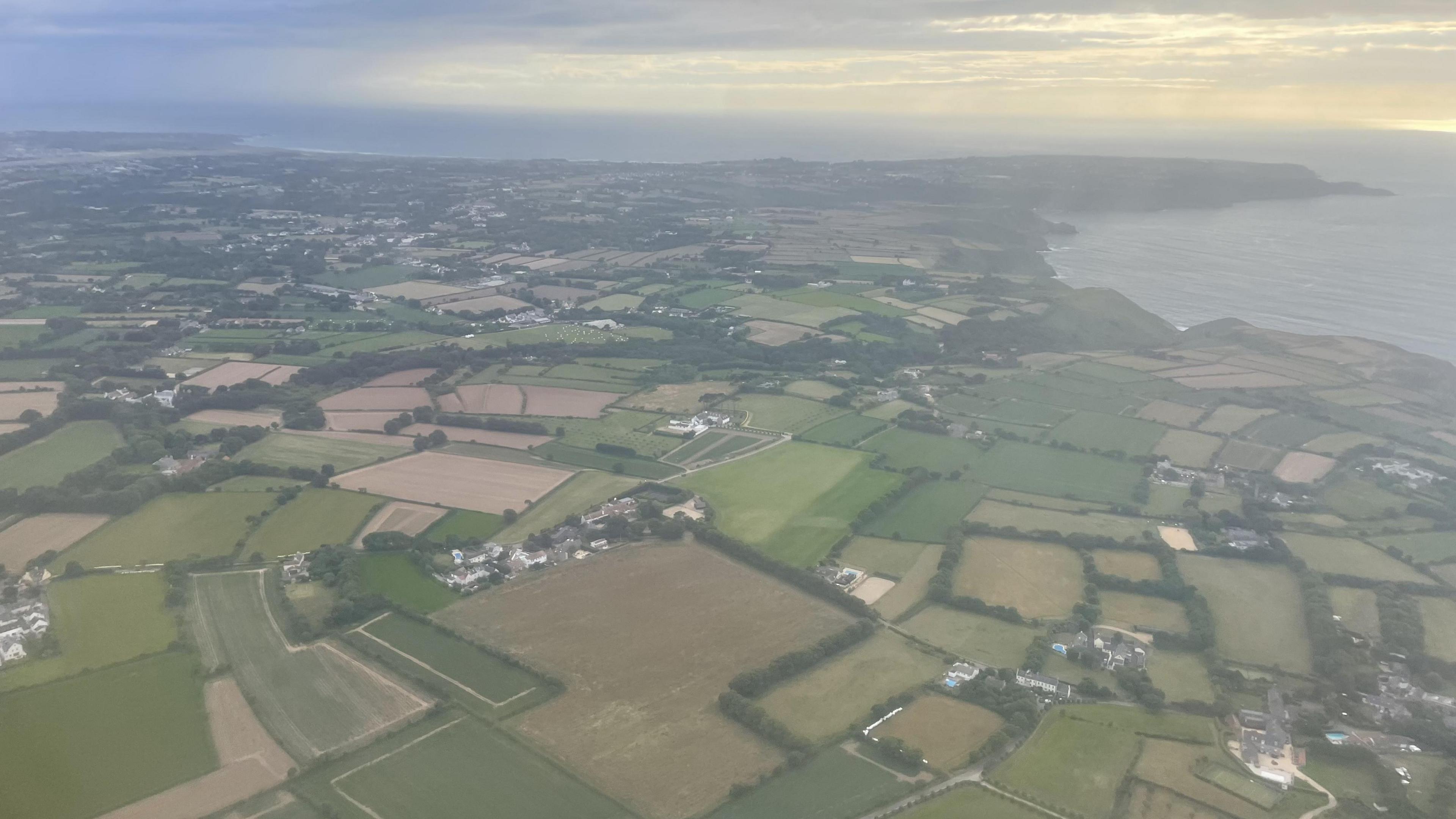 Aerial view of Jersey