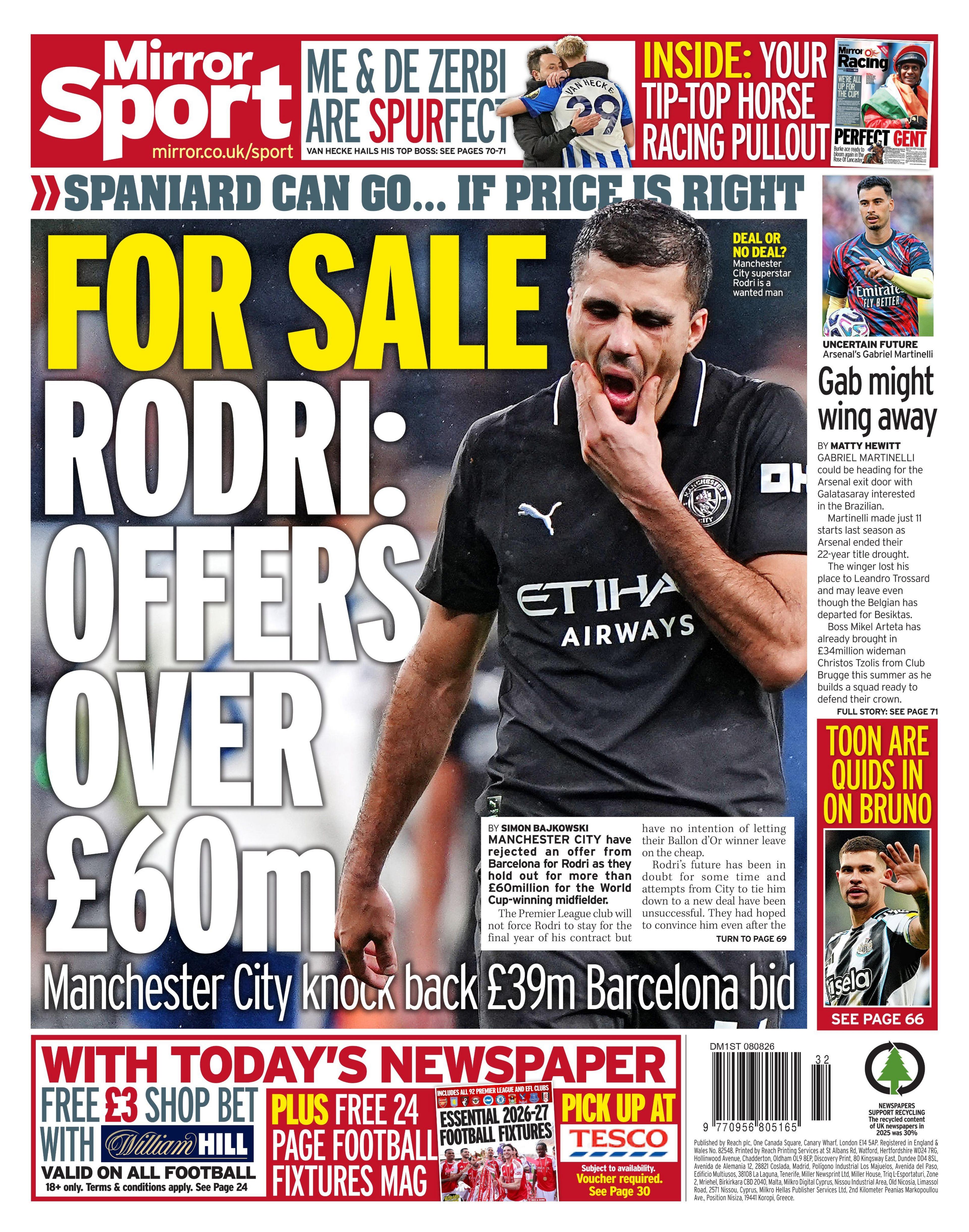 Man City explore Fernandez move – Saturday’s gossip Man City explore Fernandez move – Saturday’s gossip