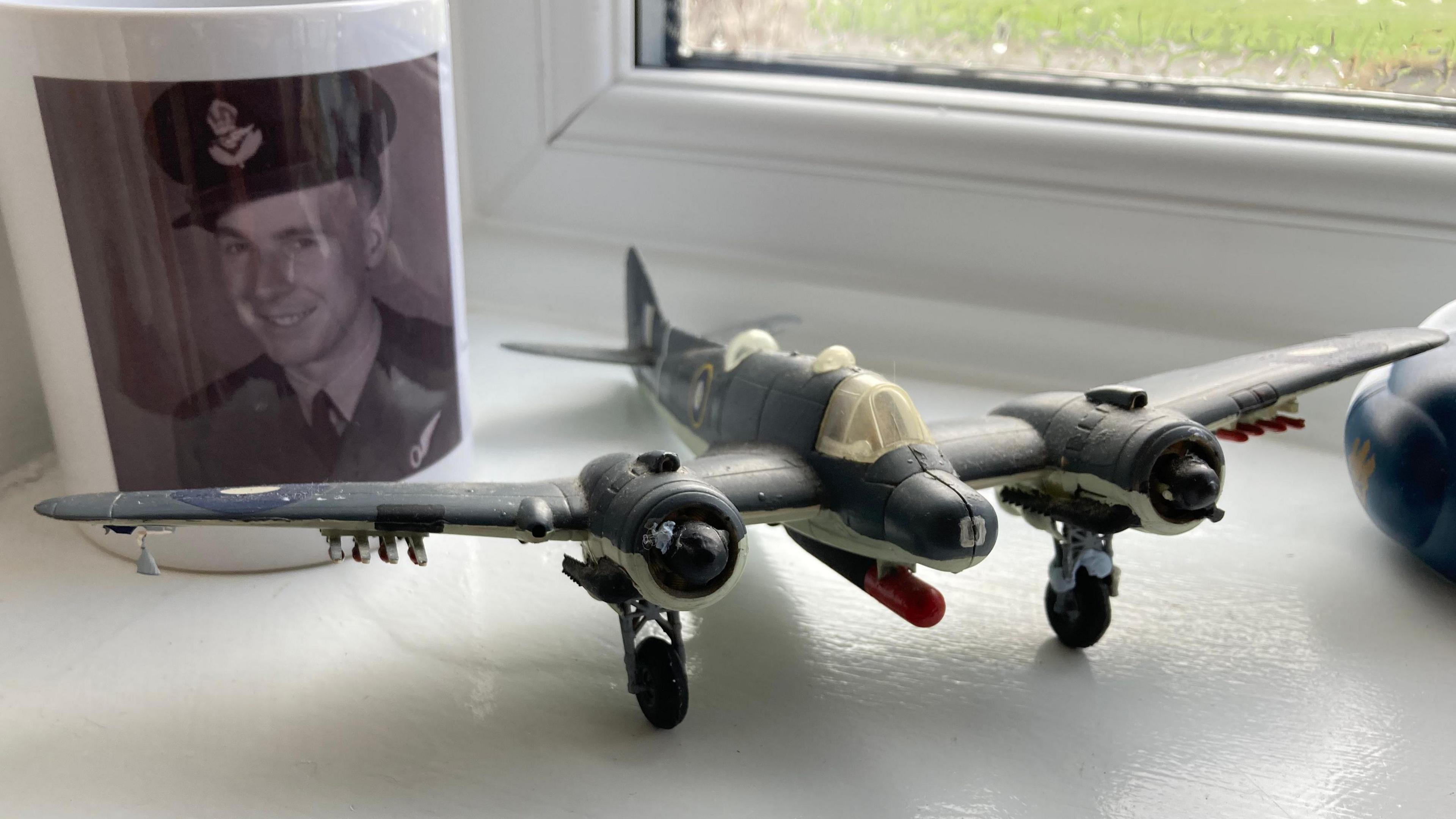 A model of a plane from WWII 