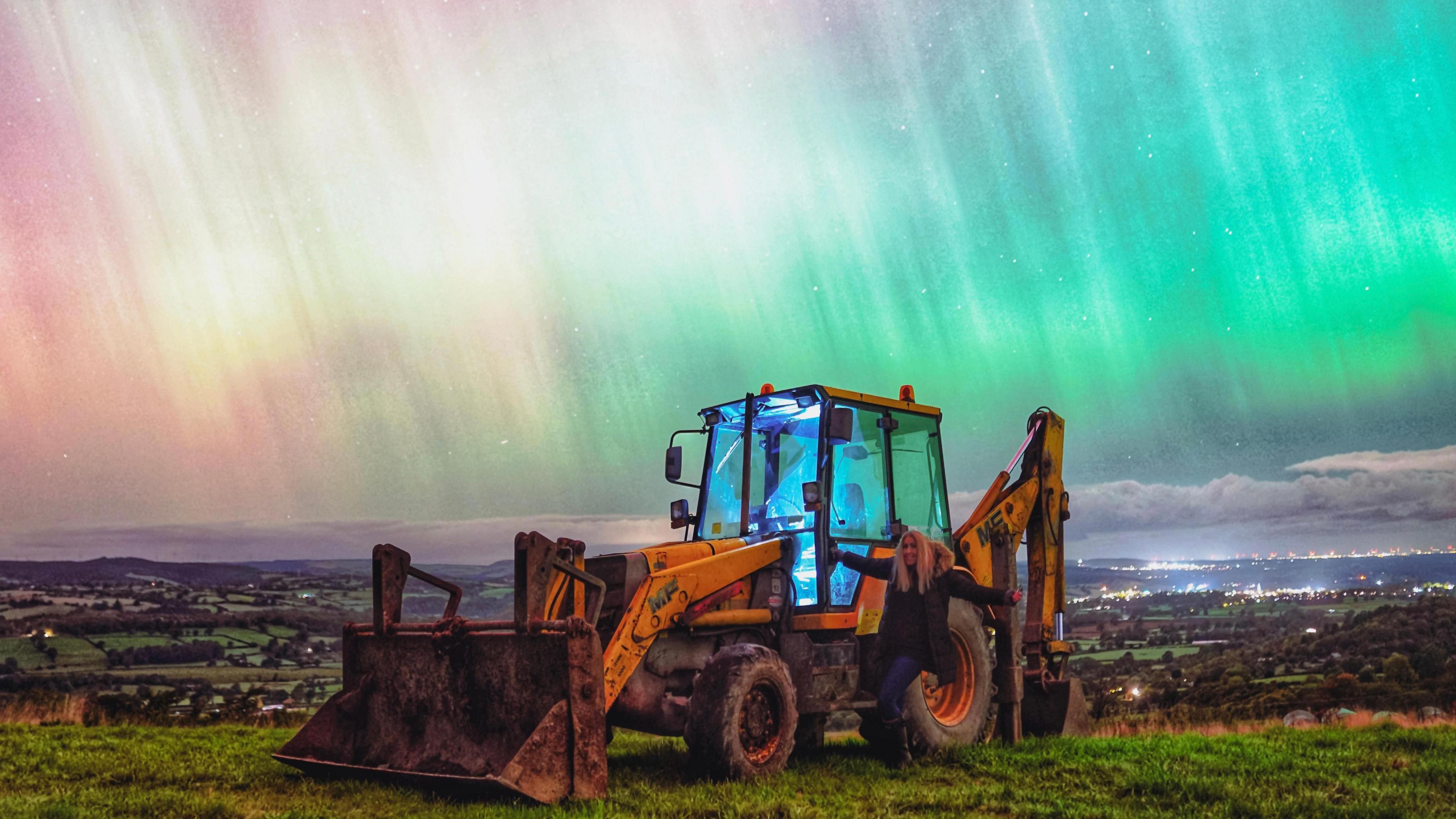 Thursday's Northern Light display seen in Denbighshire