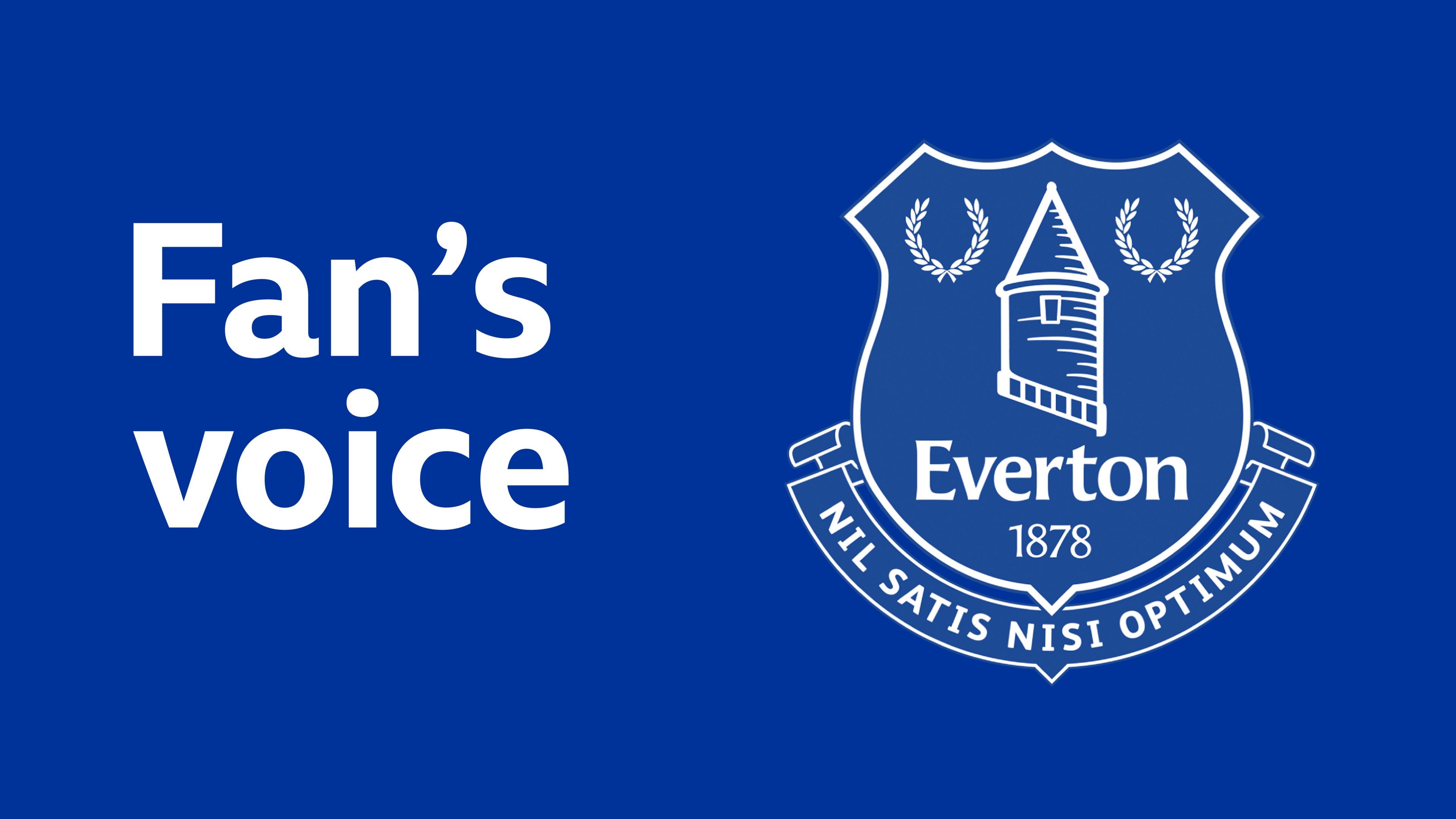 Everton fan's voice graphic