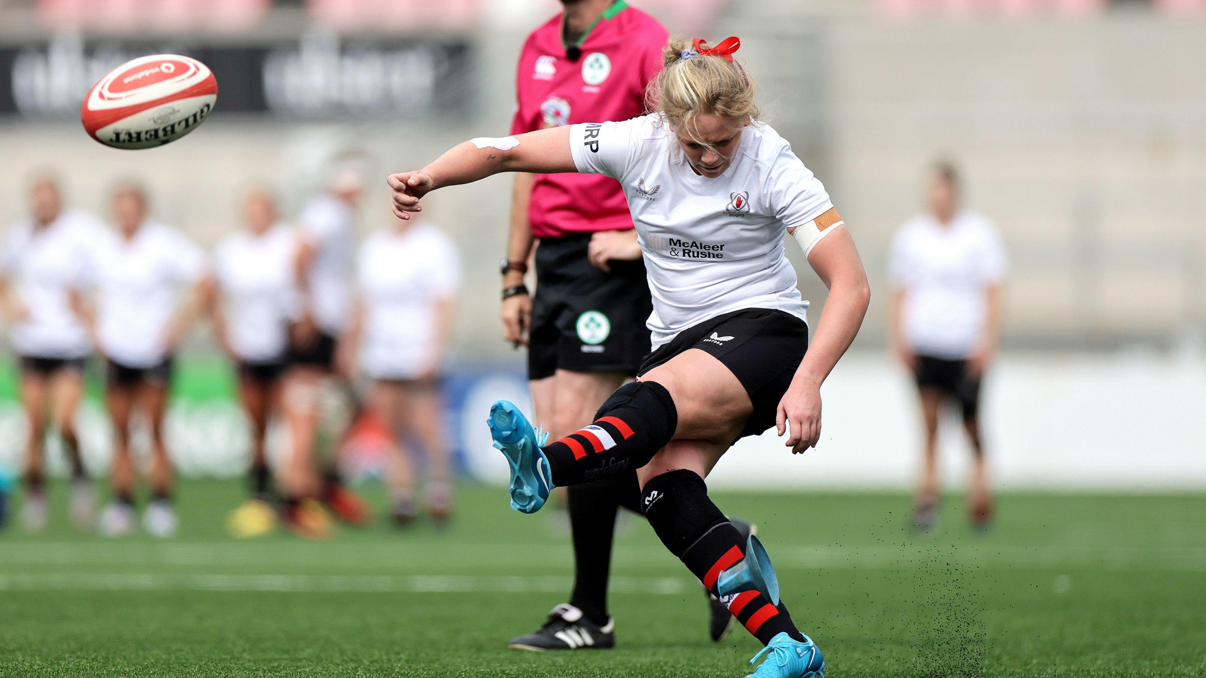 Vicky Irwin in action for Ulster 