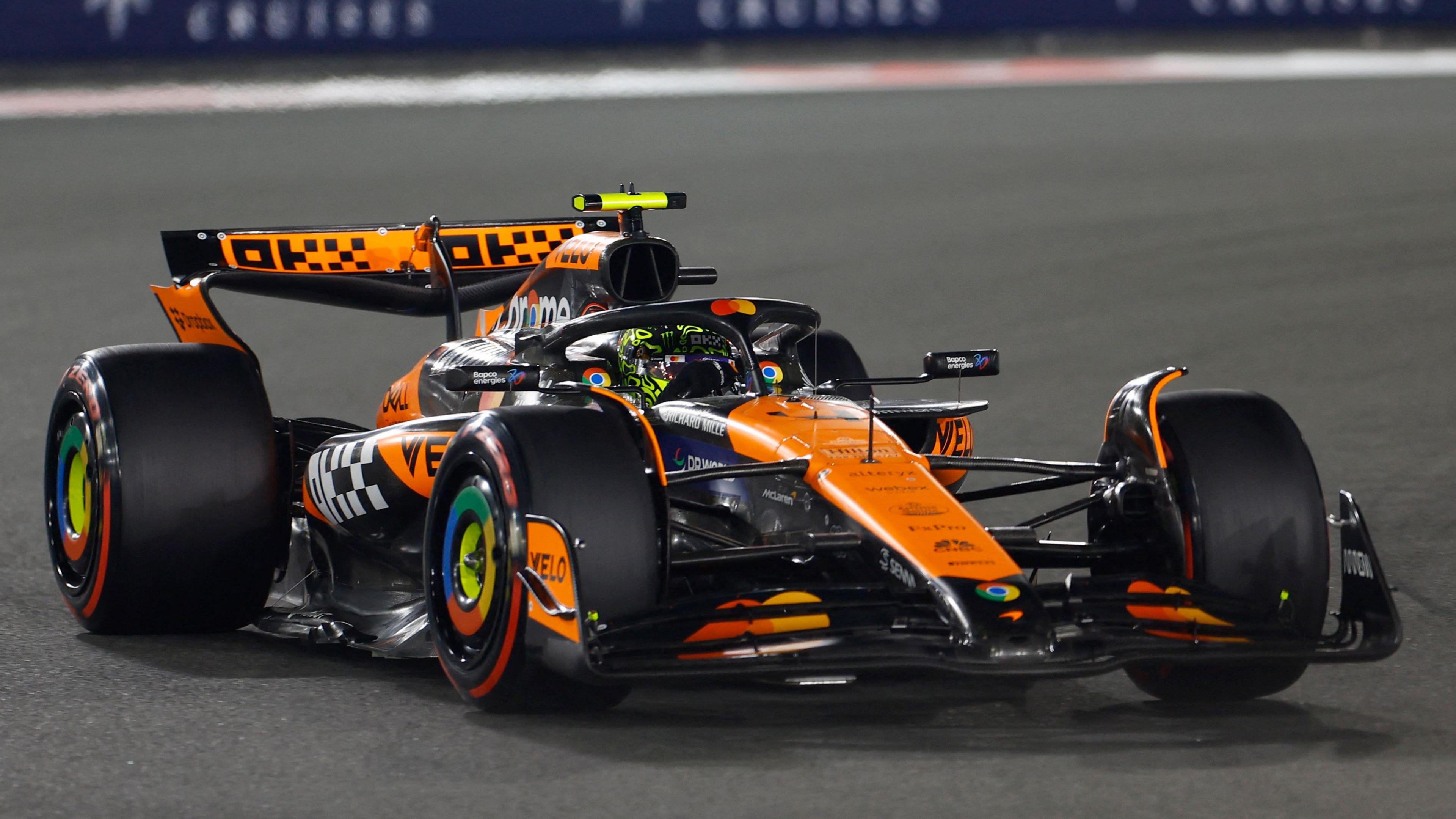 McLaren's Lando Norris in Abu Dhabi Grand Prix qualifying