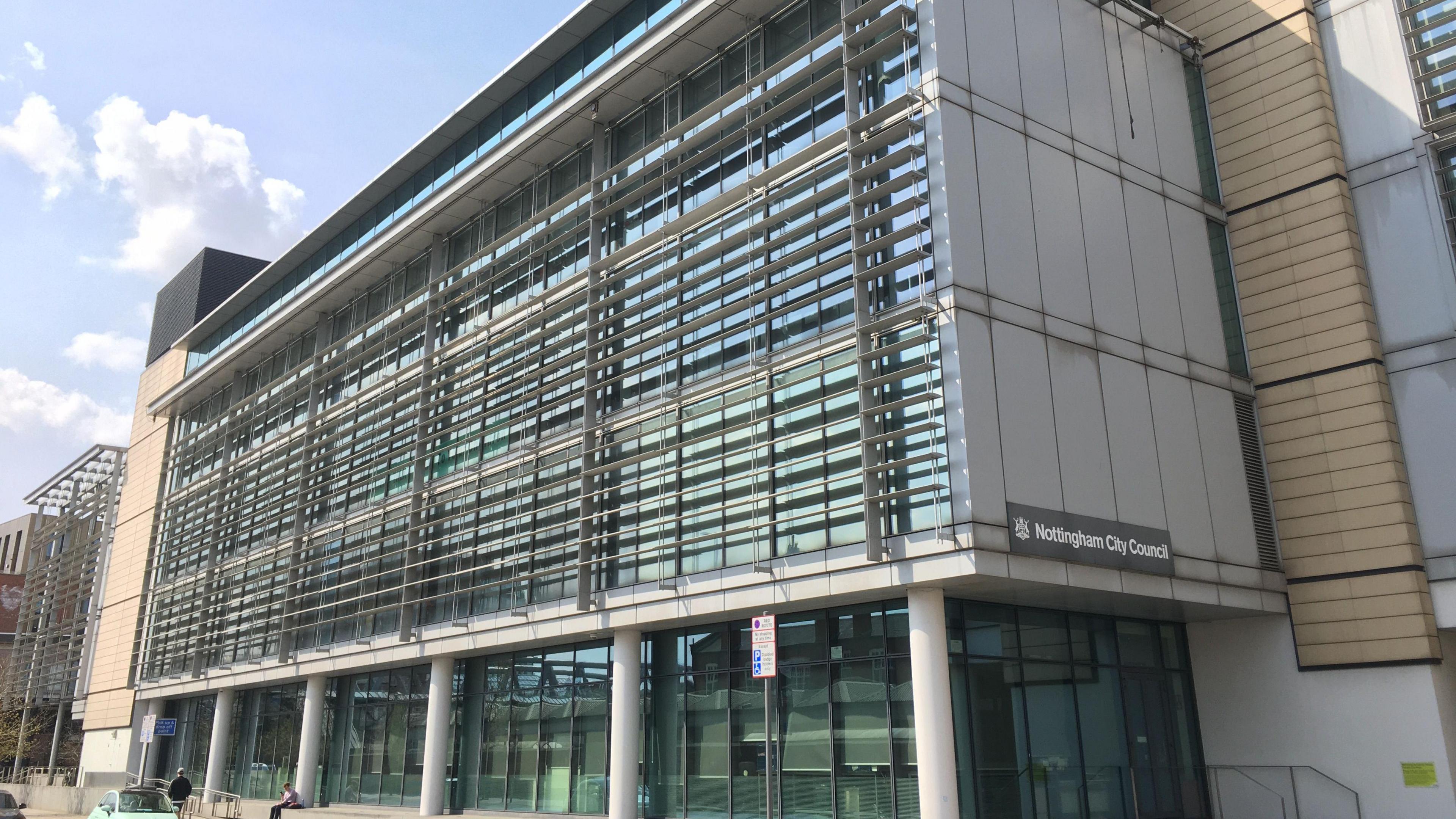 Exterior view of Nottingham City Council's headquarters