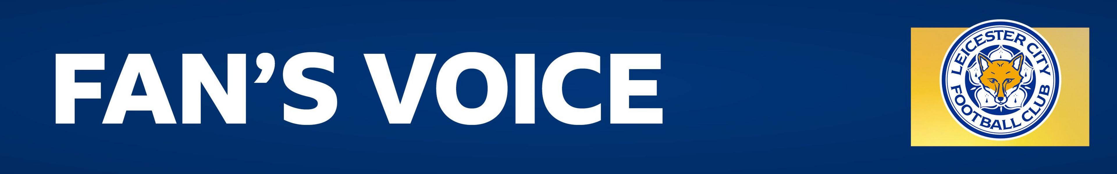 Leicester City fan's voice banner