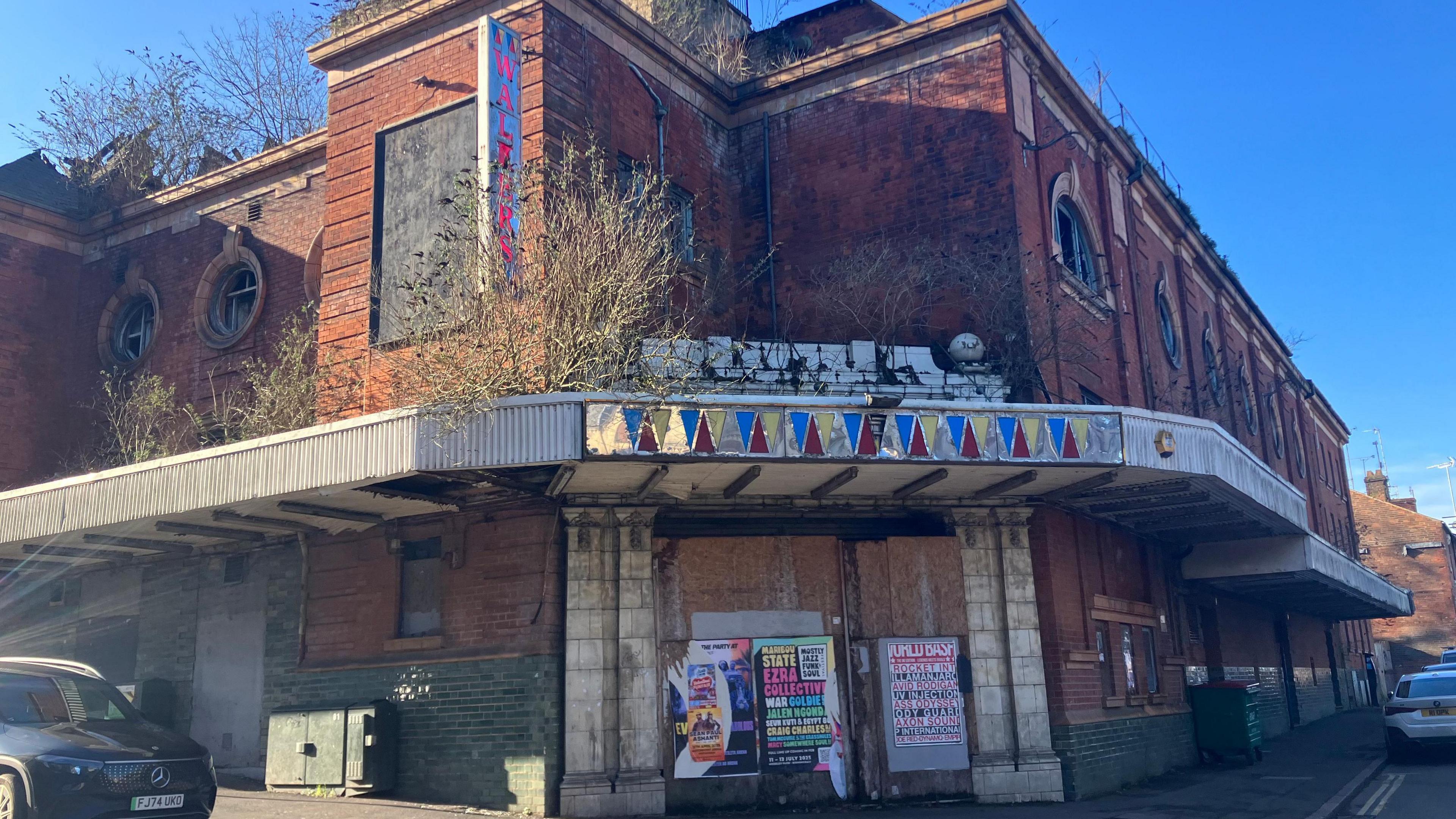 A derelict theatre building on a city centre corner