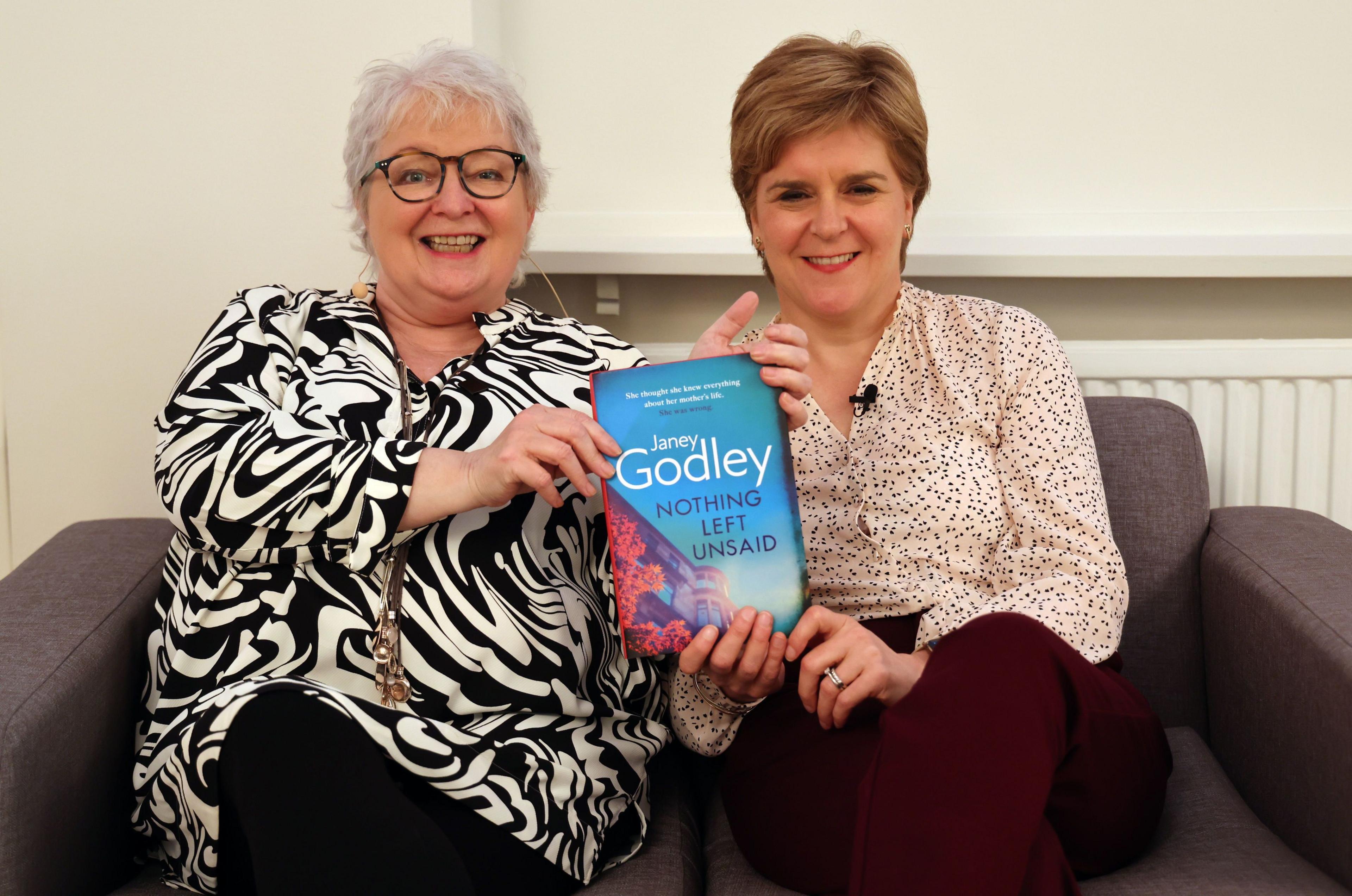 Janey Godley and Nicola Sturgeon