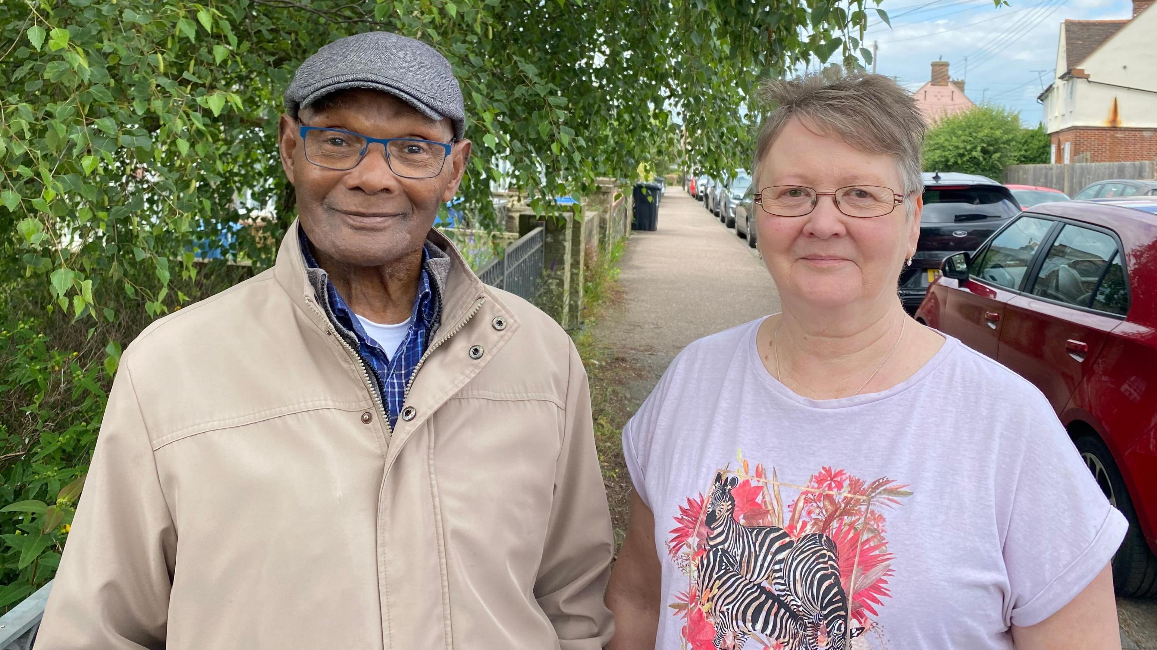 Clifford Thompson and his wife Mary