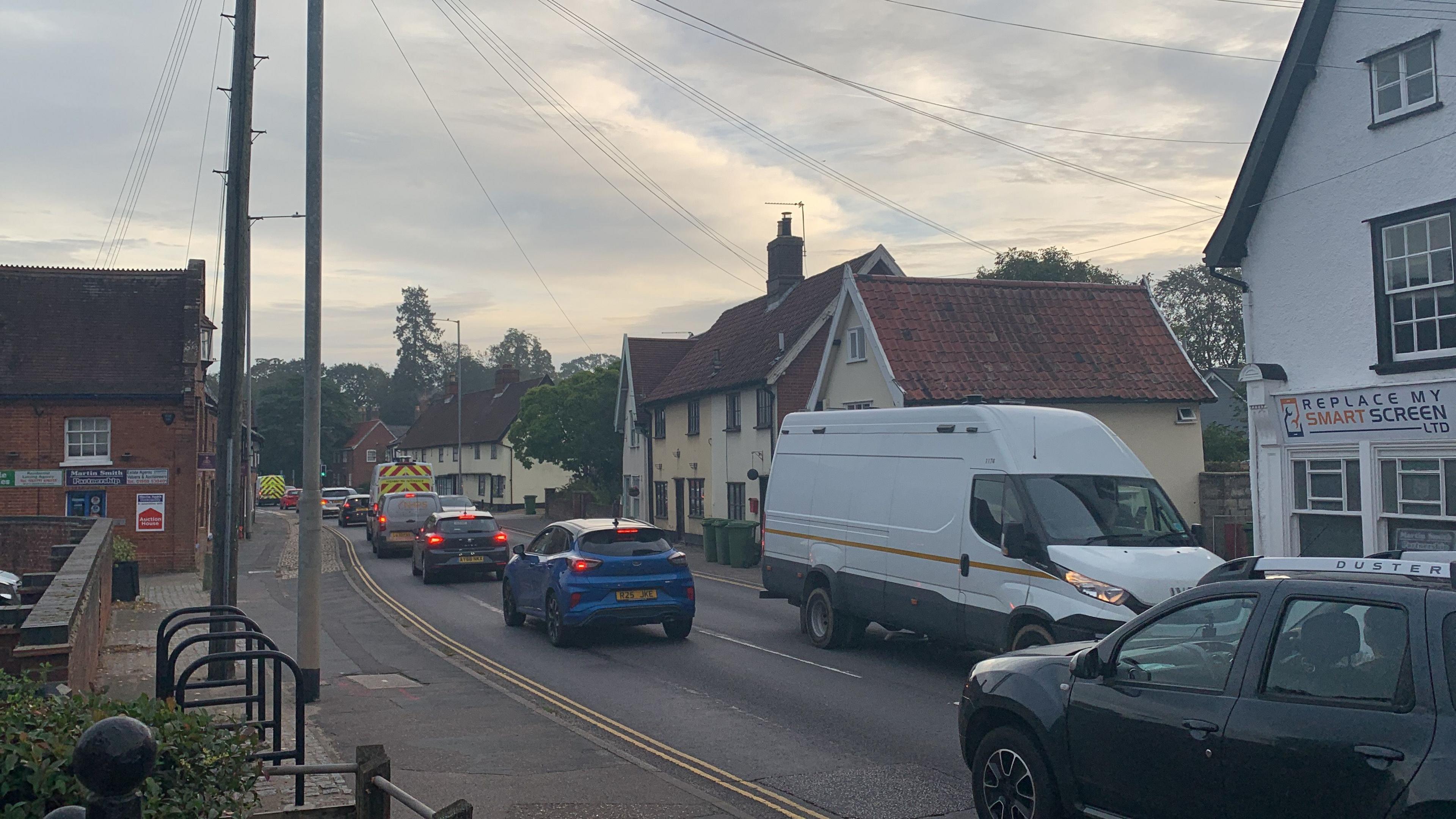 The A140 at Long Stratton