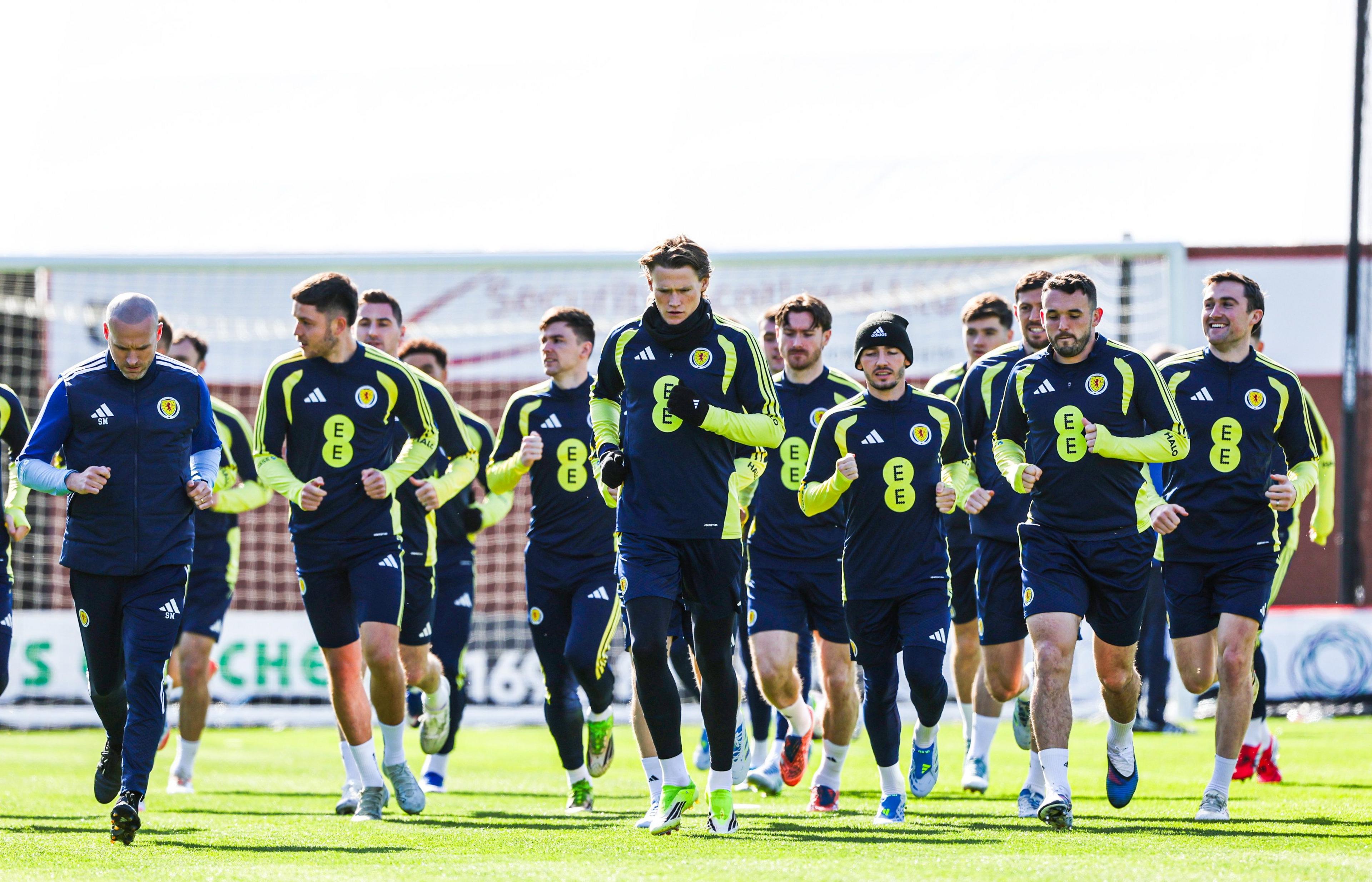 Scotland squad prepares to face Japan