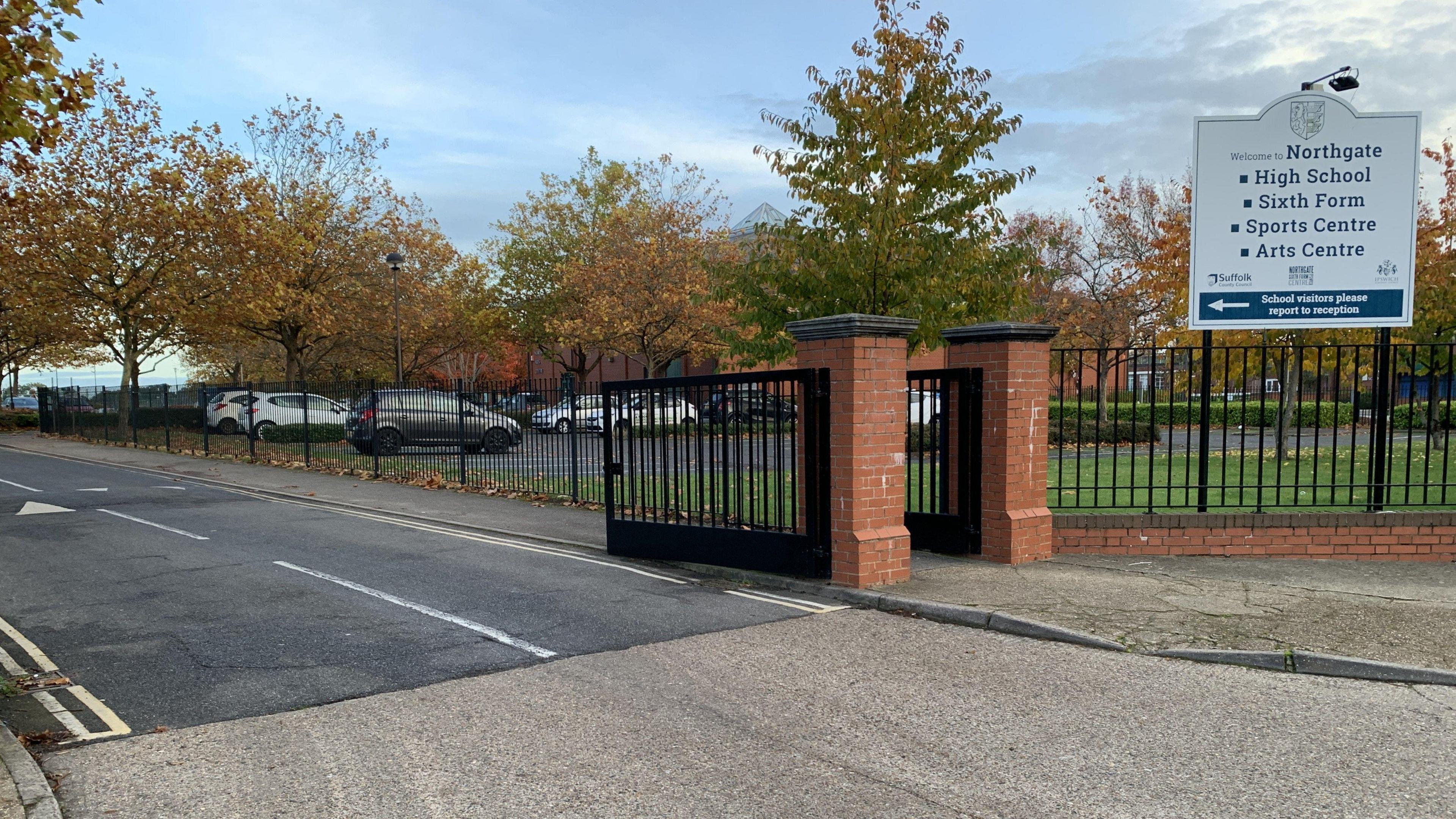 The entrance of Northgate High School & Sixth Form