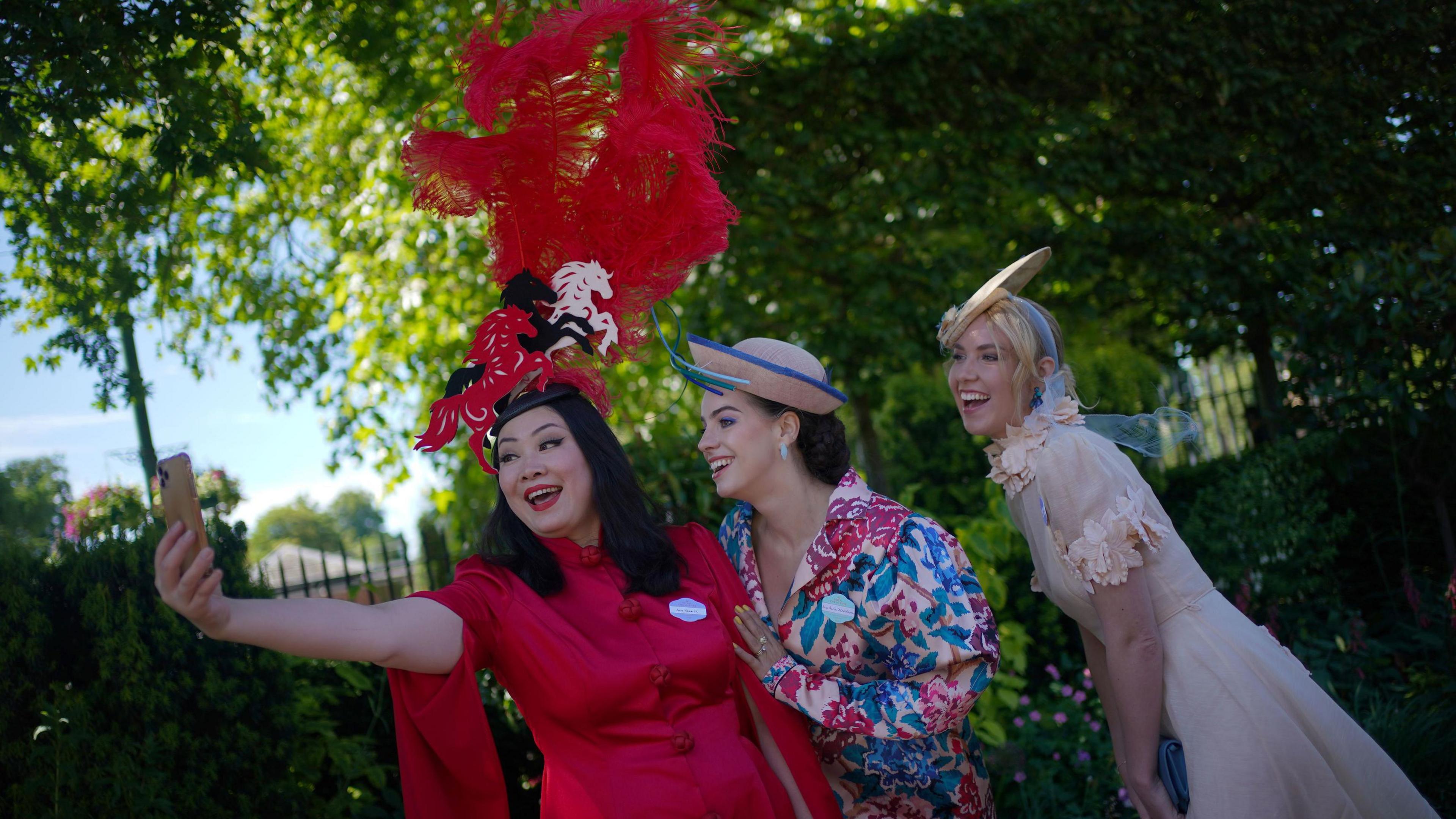 Royal Ascot Head turning hats on Ladies Day at the races BBC News