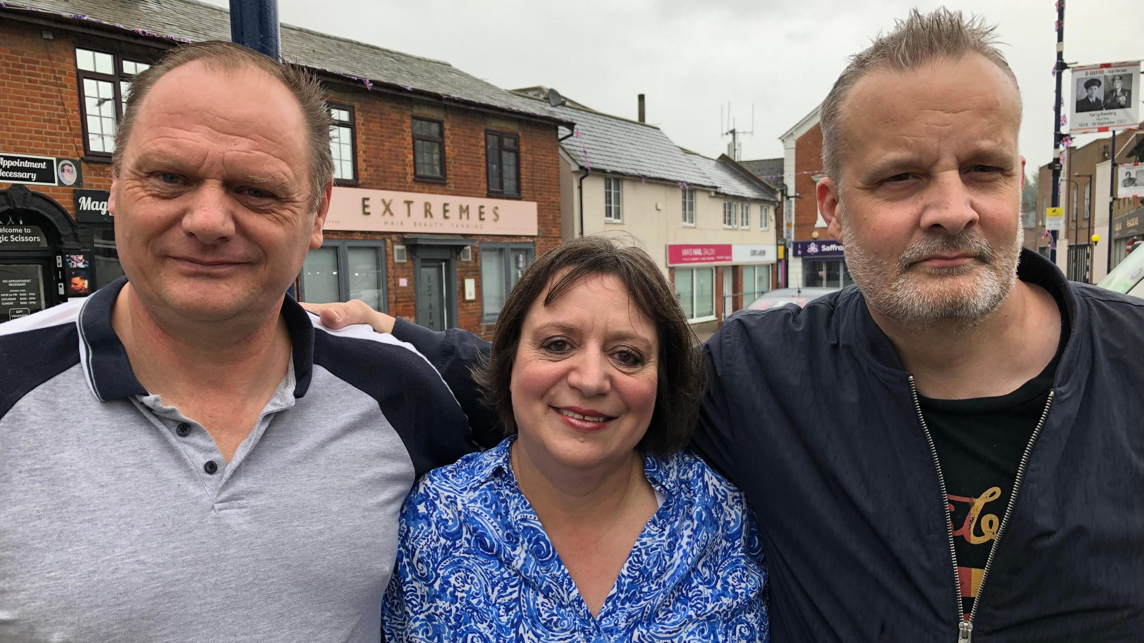 Alan Thorpe (left), Kaye Thorpe (middle) and Stephen Gibson (right)