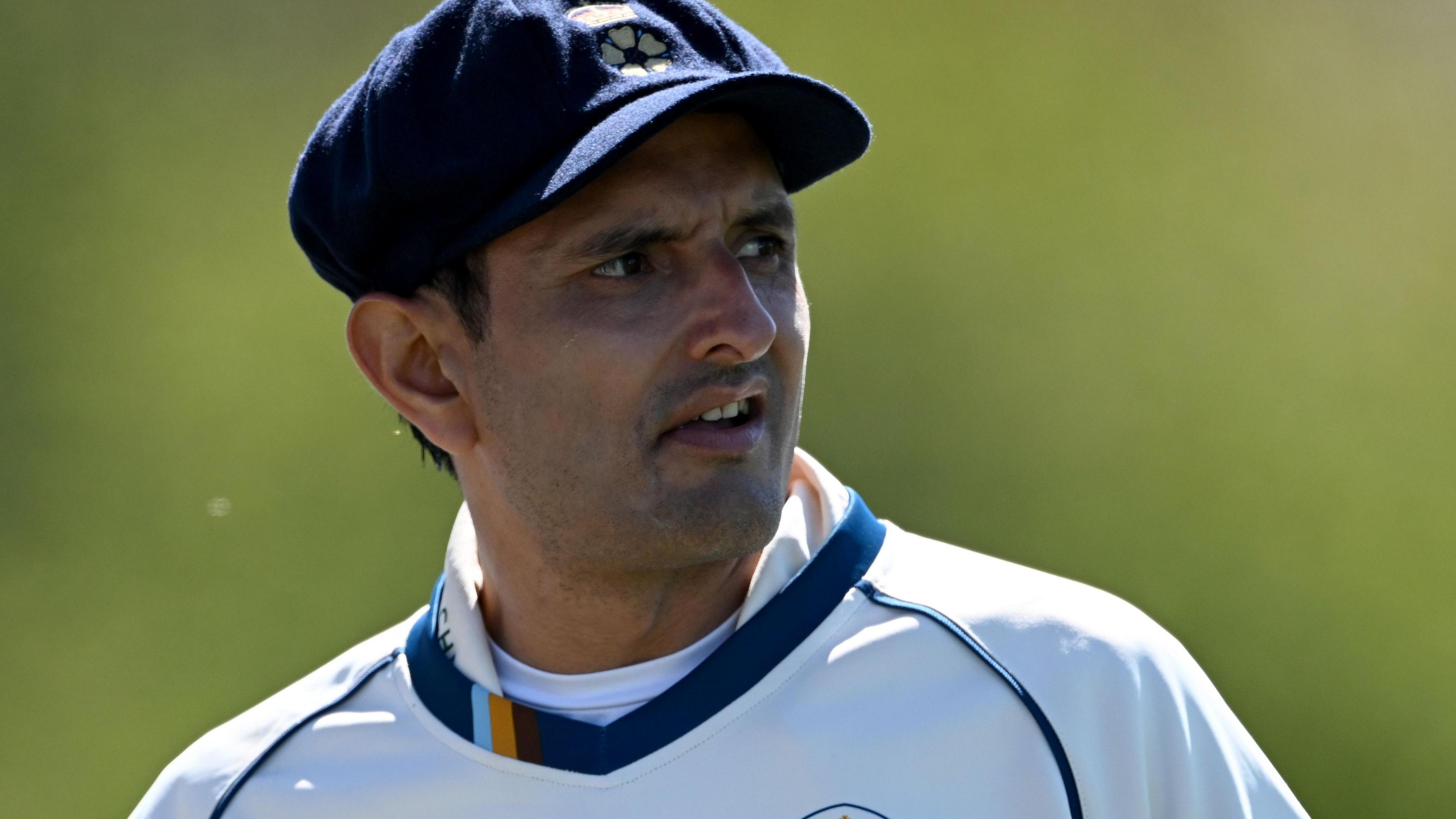 Muhammad Abbas in a Derbyshire cap
