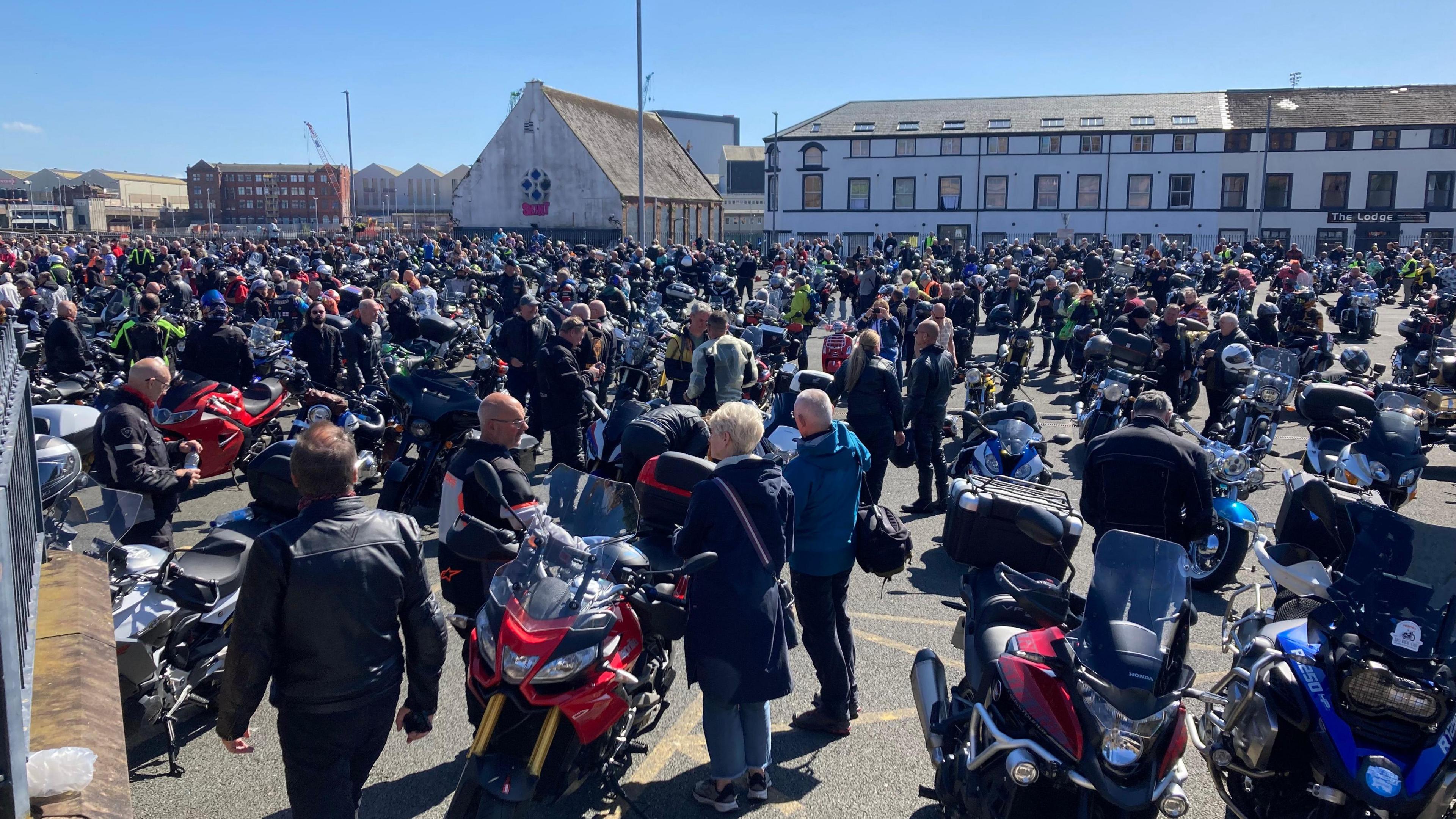 Bikers in Barrow