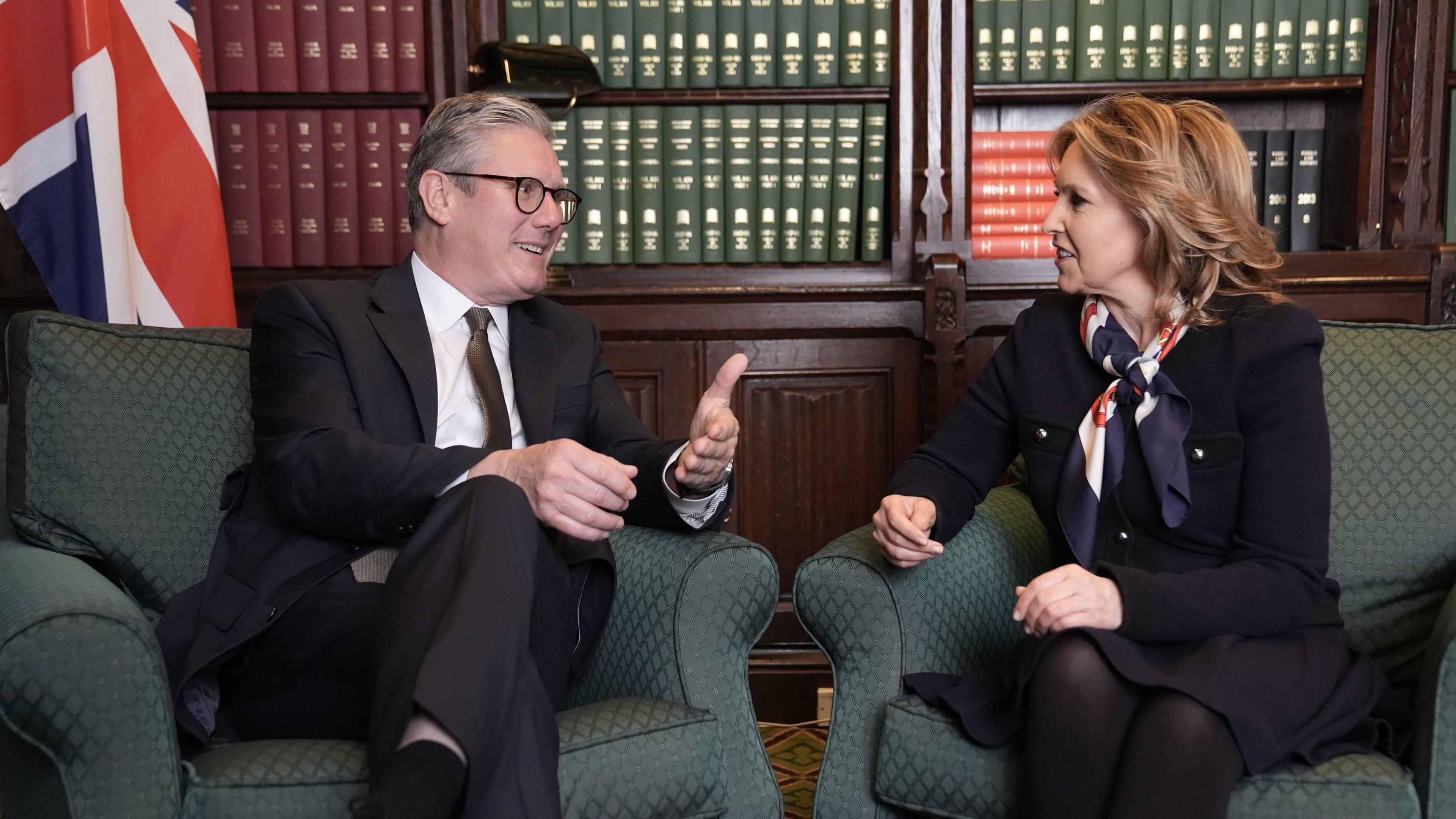 Keir Starmer and Natalie Elphicke