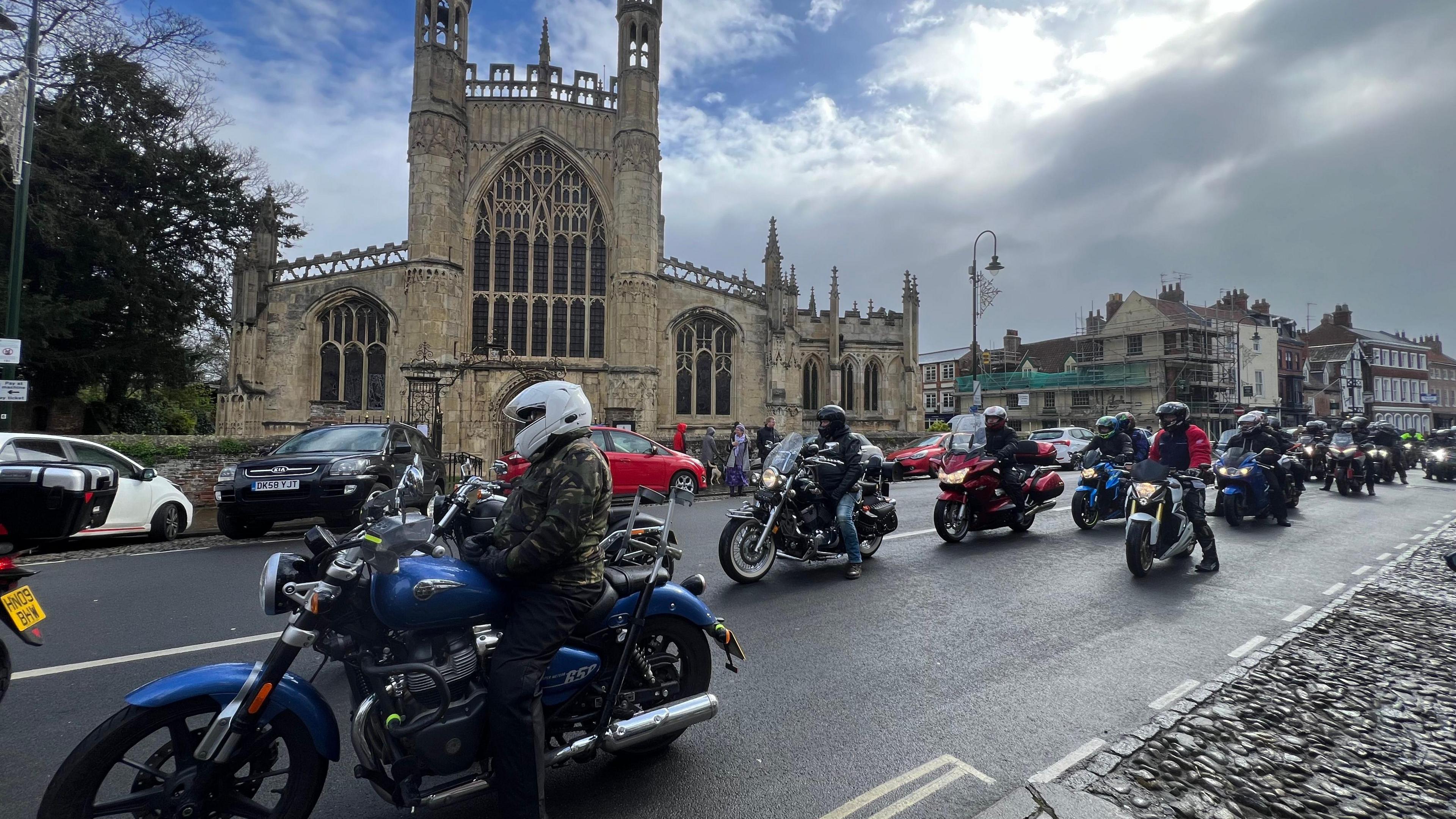 bikers in Beverley