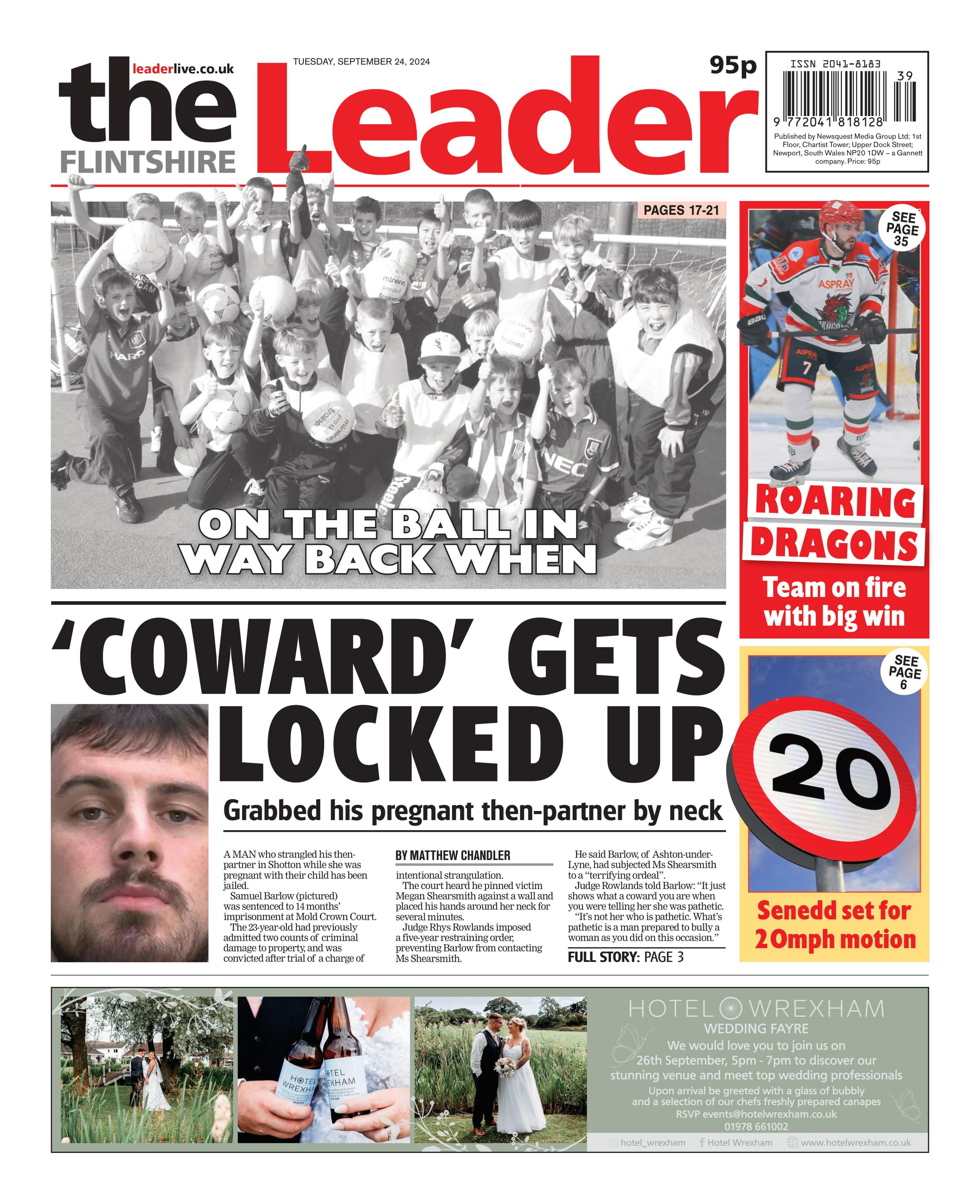 Flintshire Leader front page