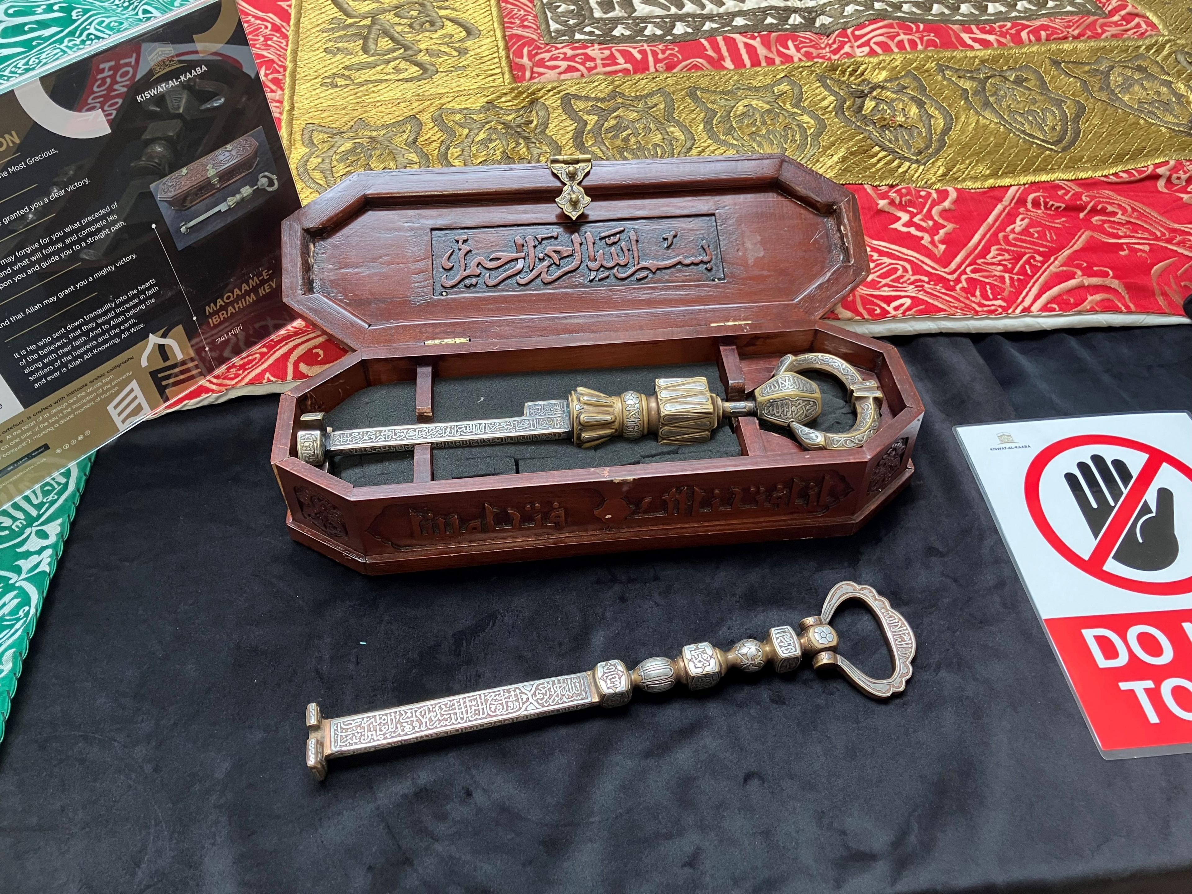 Two sacred ancient keys. One is in a wooden box.