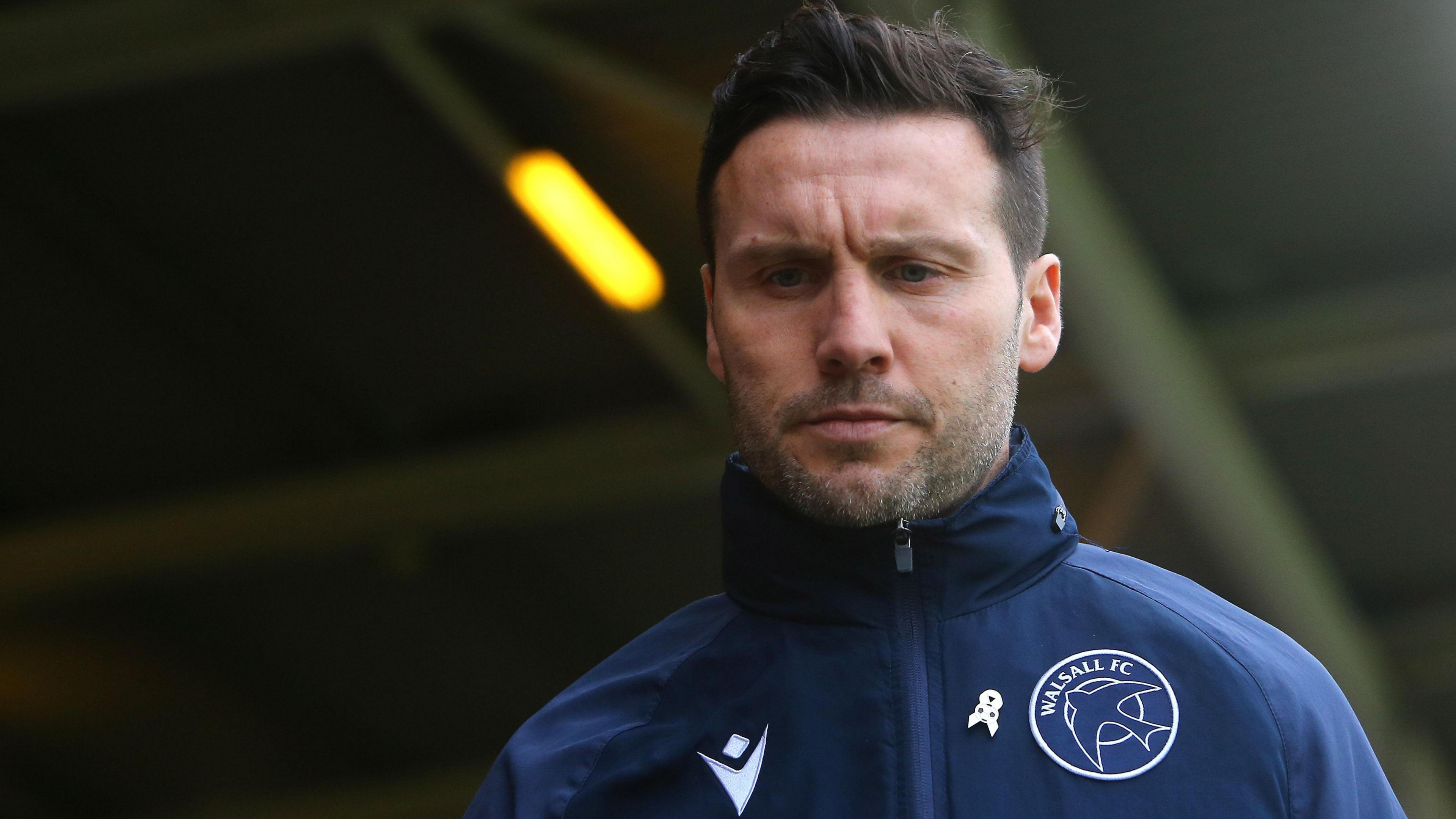 Walsall boss Mat Sadler 