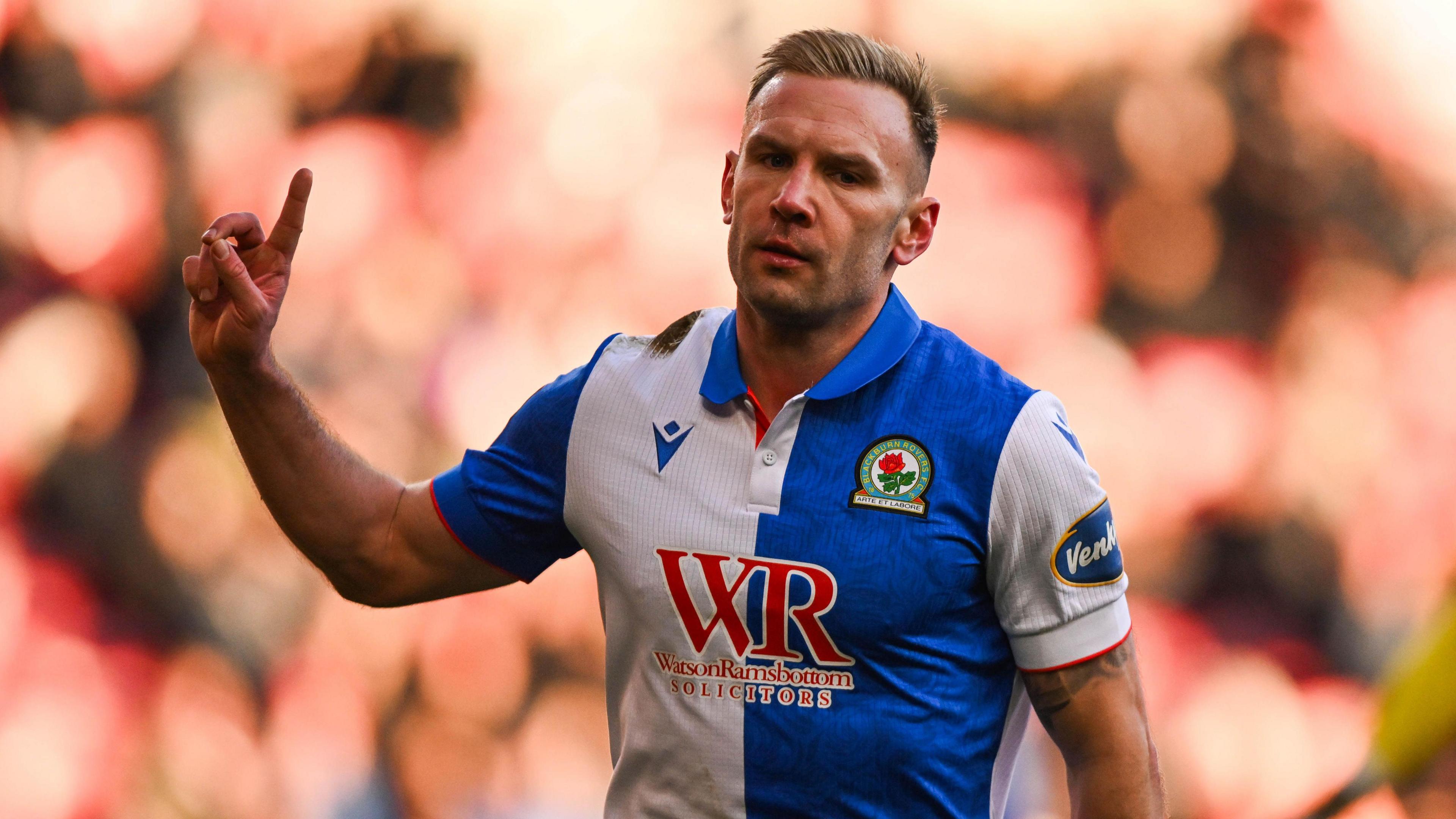 Andi Weimann in action for Blackburn Rovers against Middlesbrough in the FA Cup