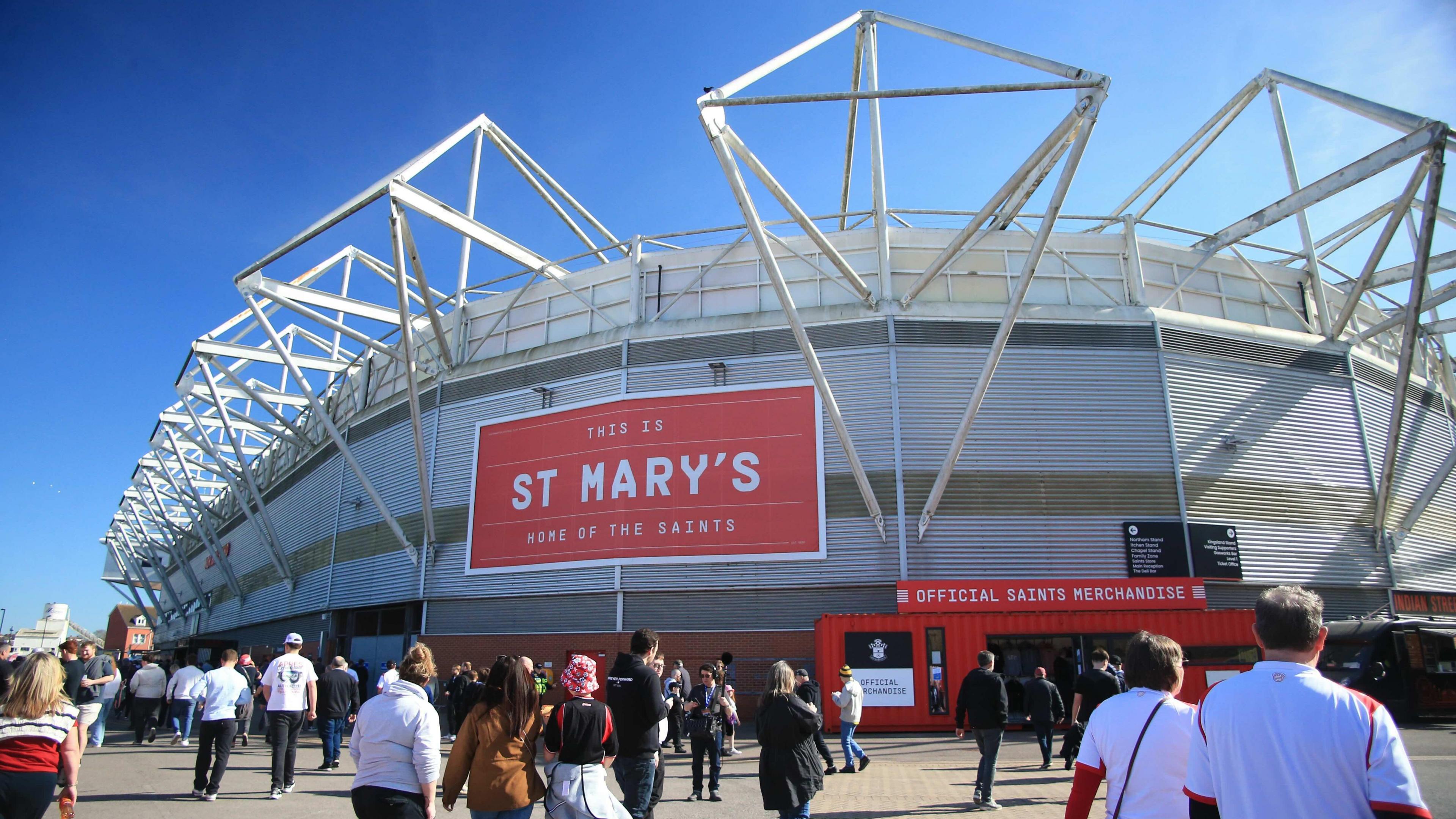 Southampton Football Club stadium St Mary's.