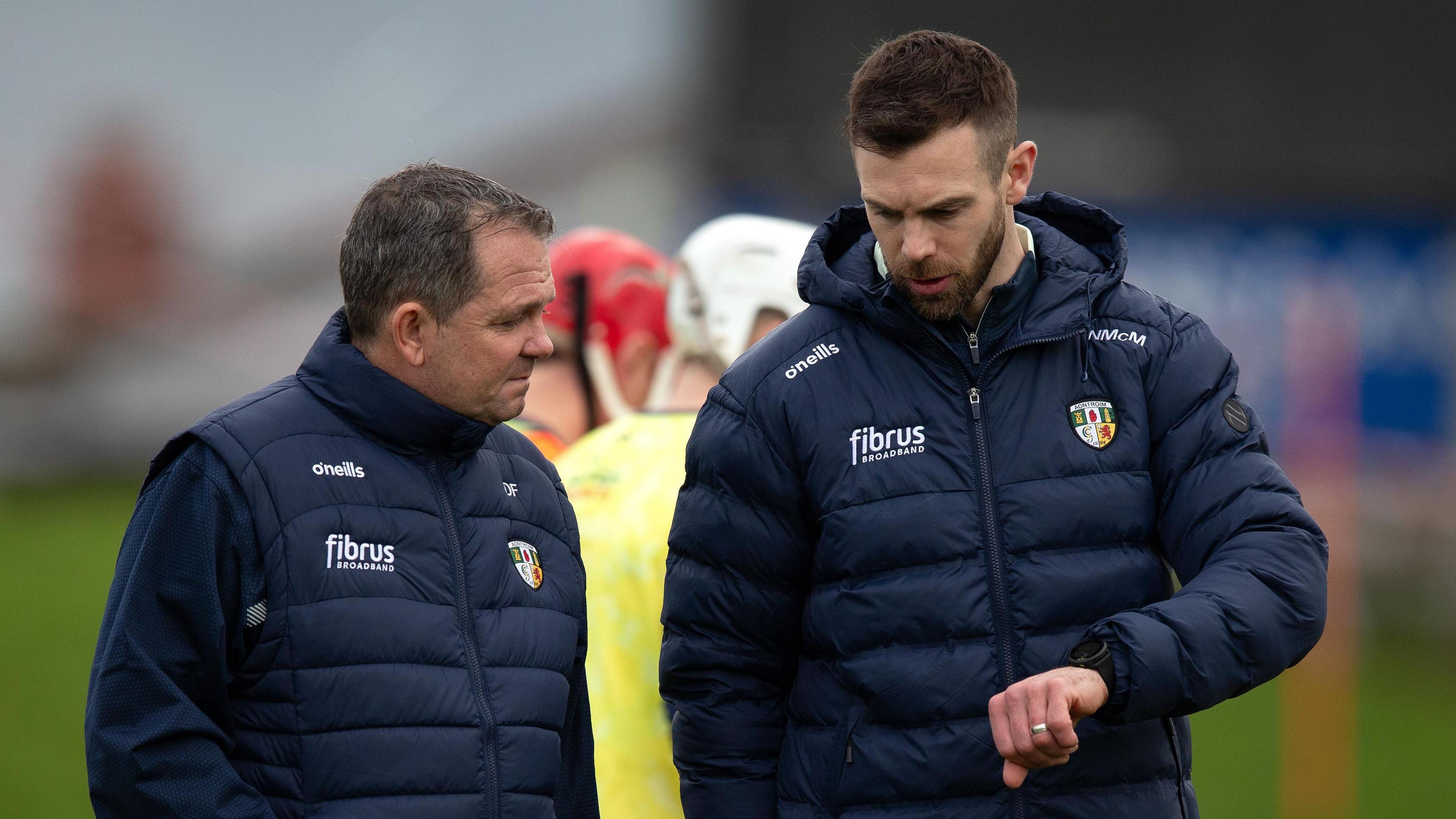 Davy Fitzgerald with Neil McManus
