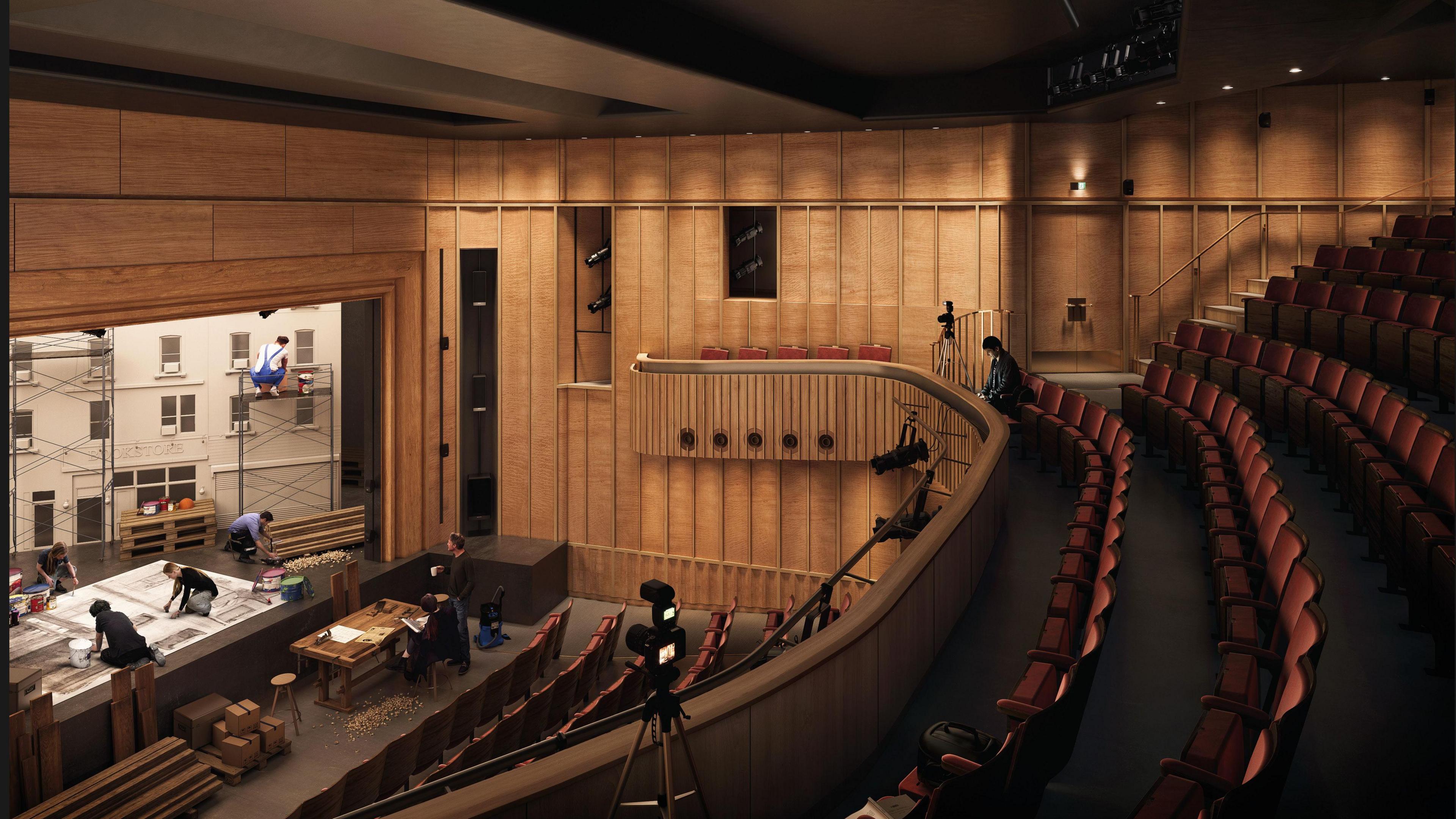 Cambridge Arts Theatre inside seating