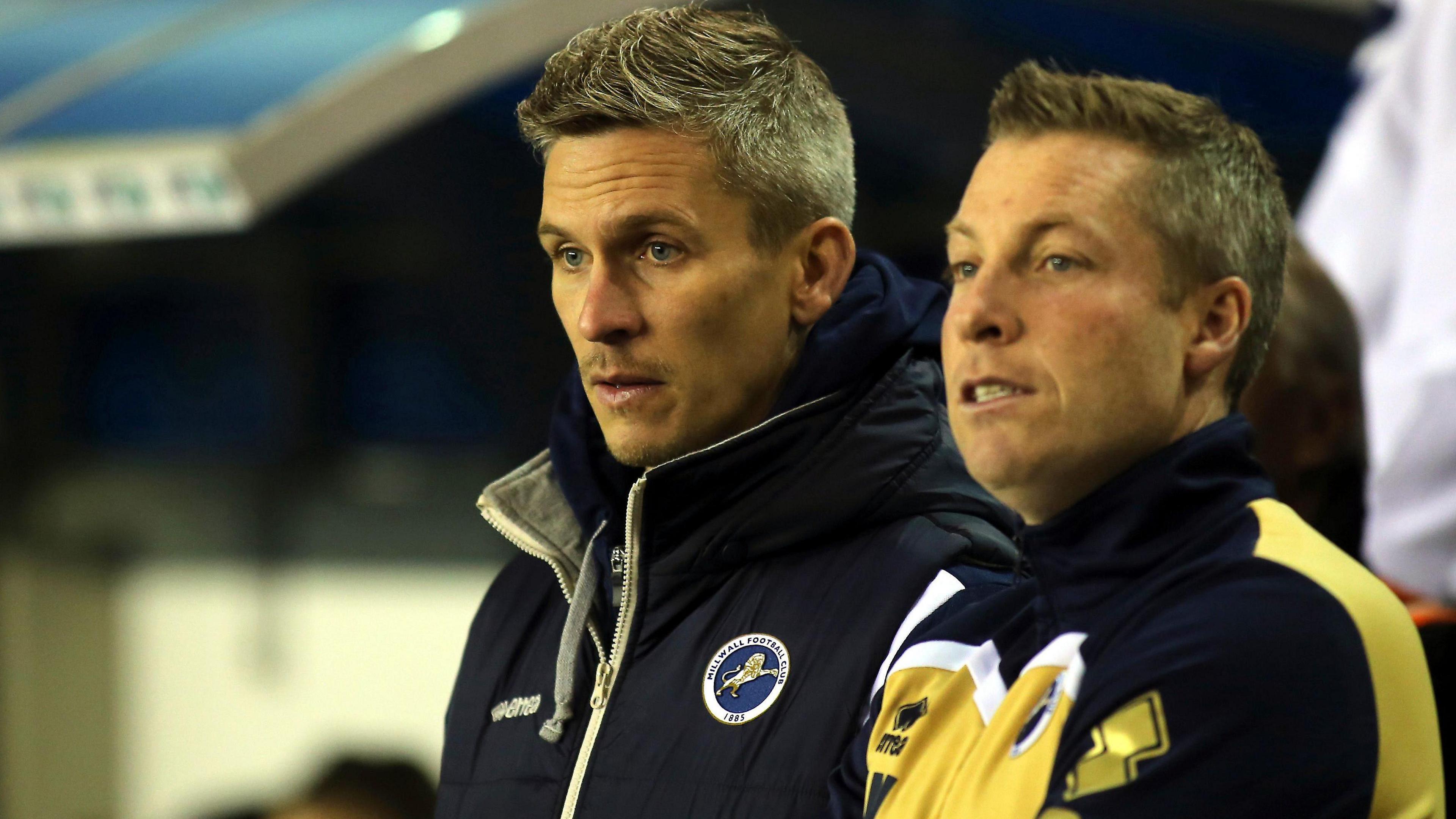 Steve Morison [left] and Neil Harris 