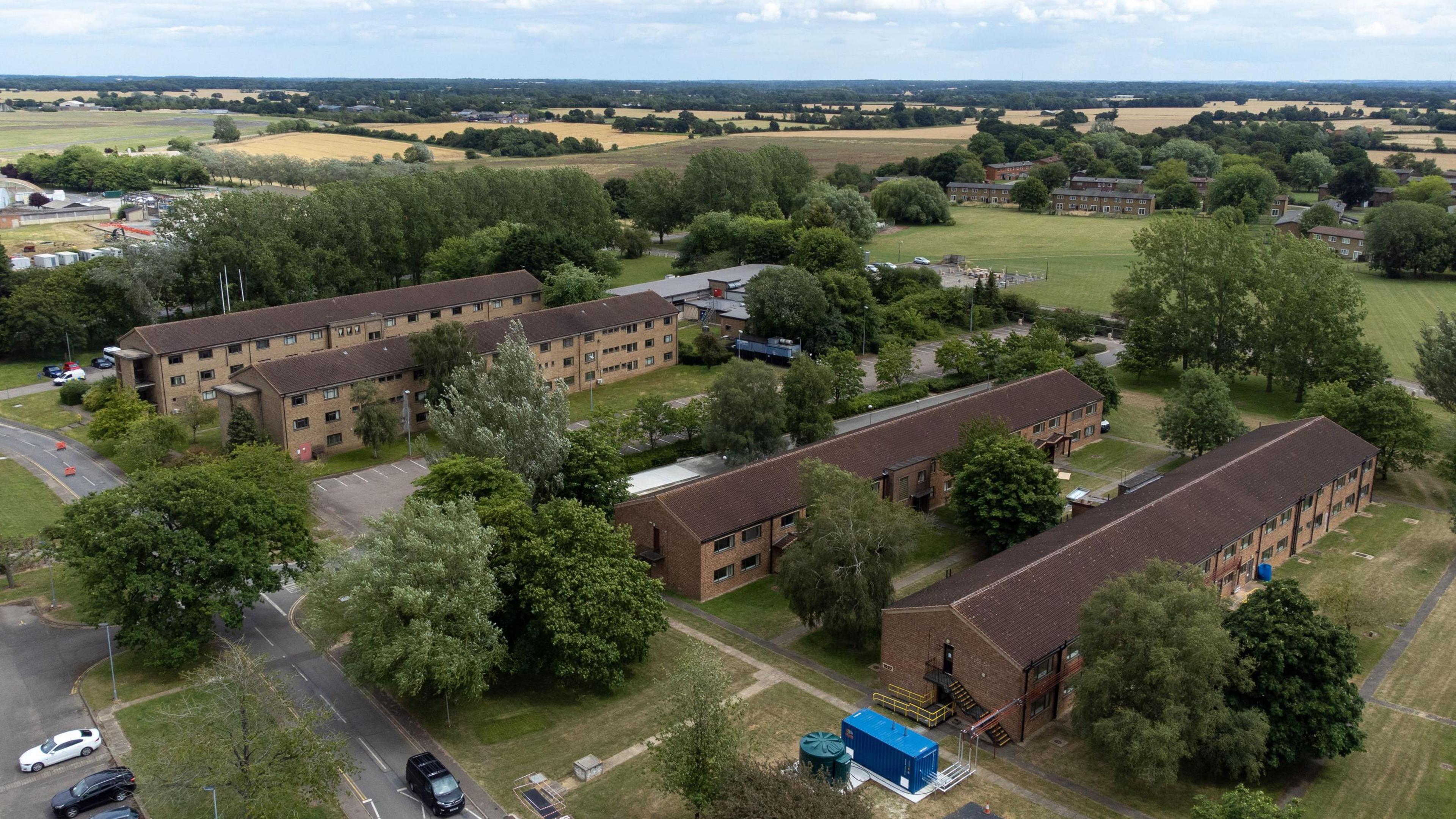 Asylum seekers are sharing rooms in the barracks 