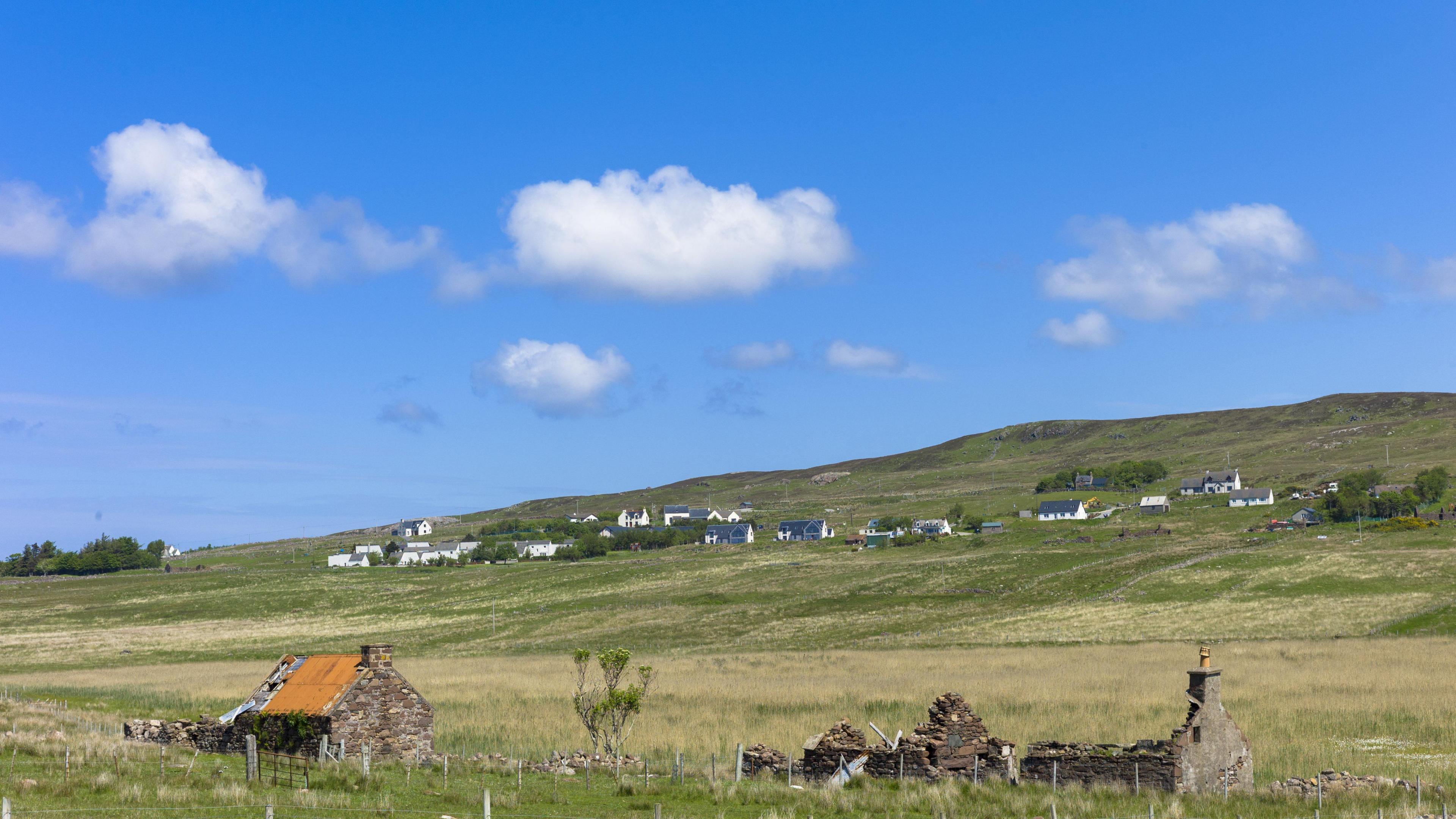 Dealbh de sgìre na Còigich faisg air Achd Ille Bhuidhe