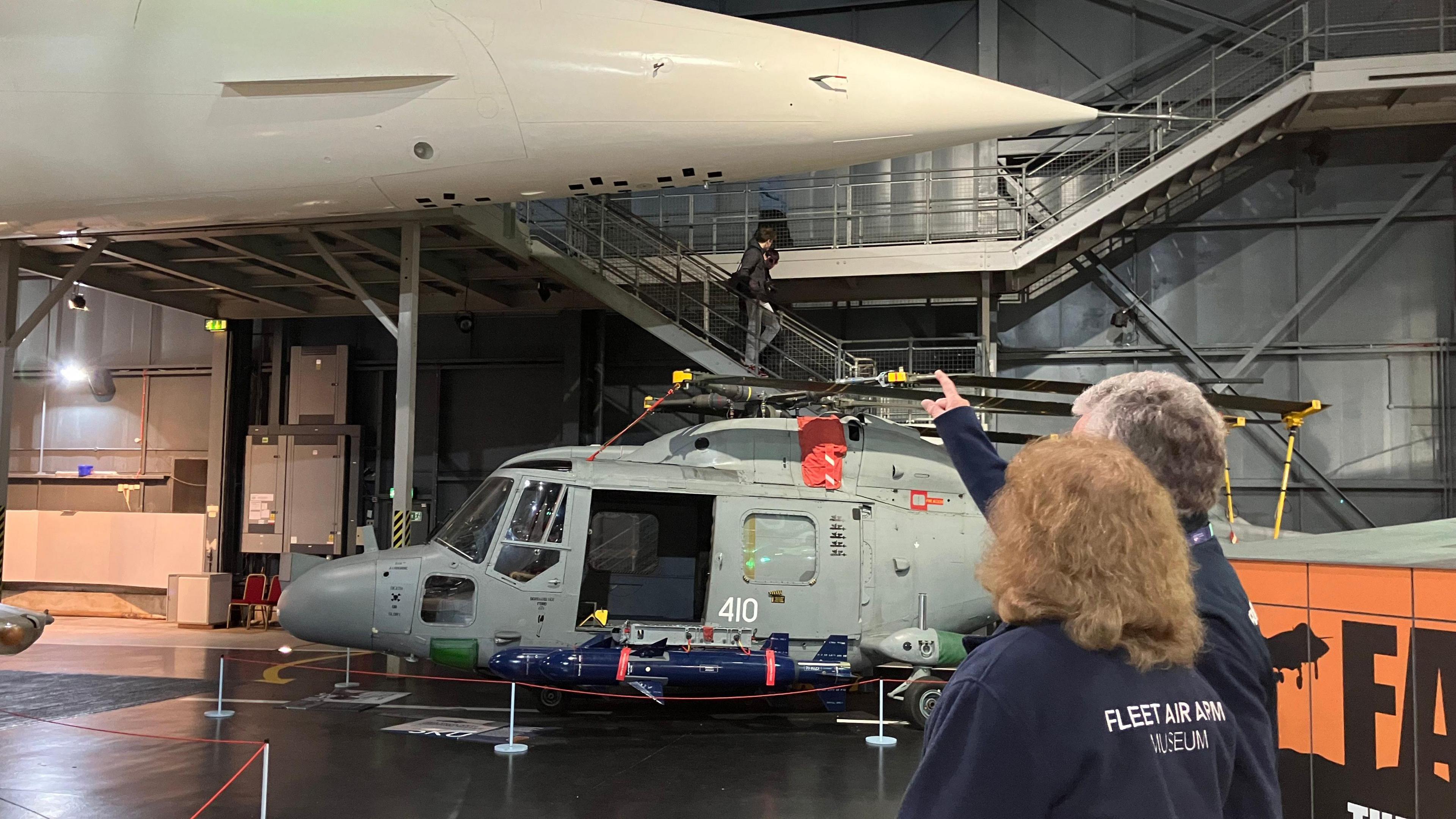 Jill and Gary Umpleby in the Air Arm Museum