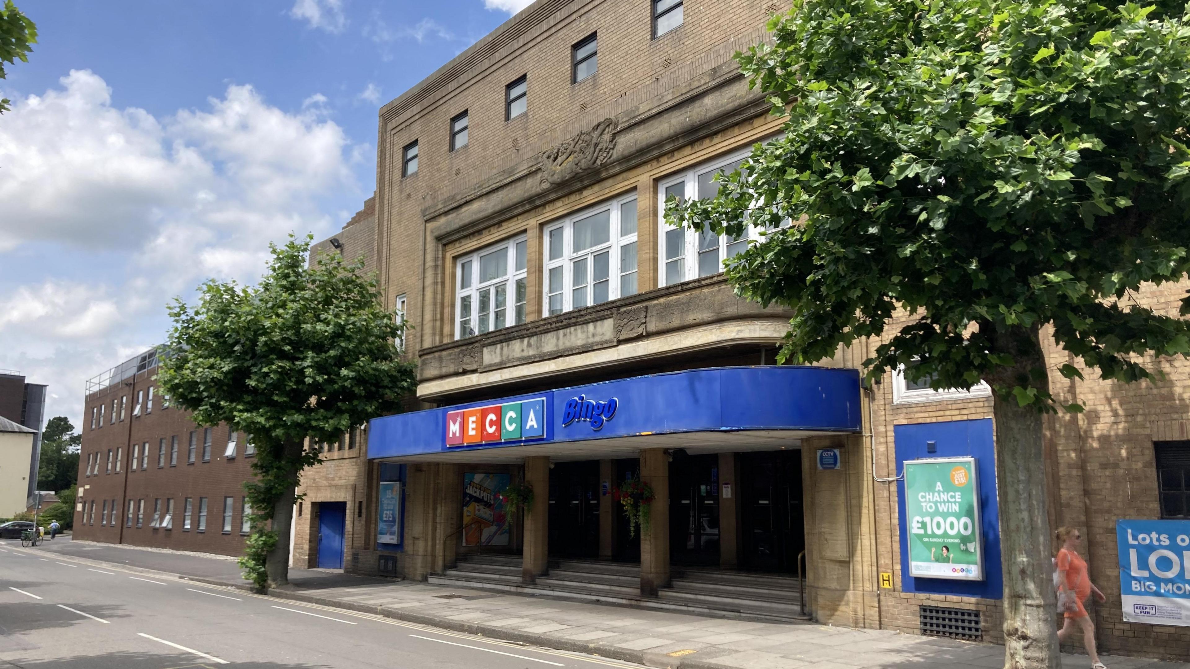 The former Gaumont Theatre on Corporation Street In Taunton town centre 