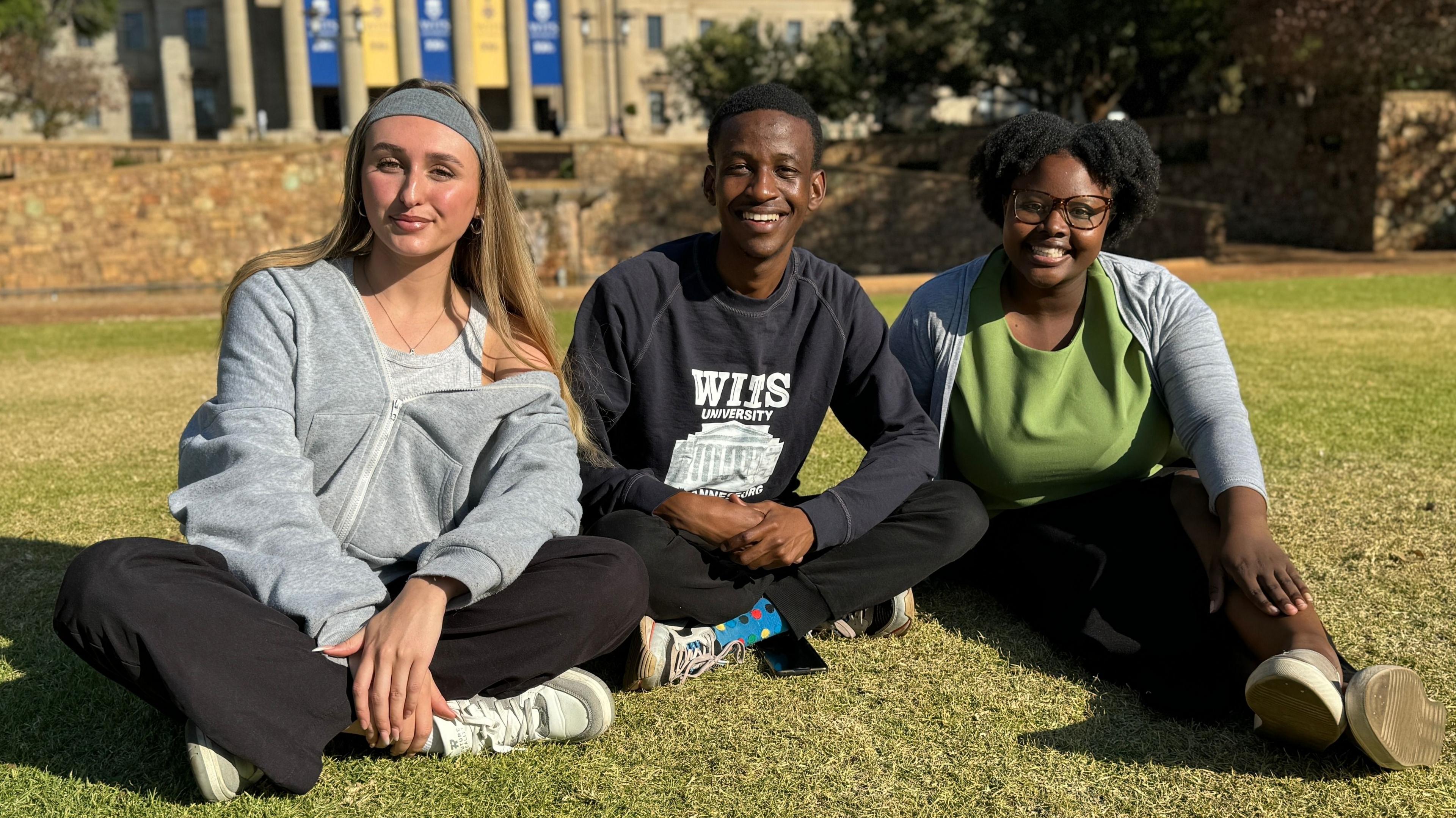 (L-R): Silka Graetz; Lerato Setsiba; Nobuhle Khumalo