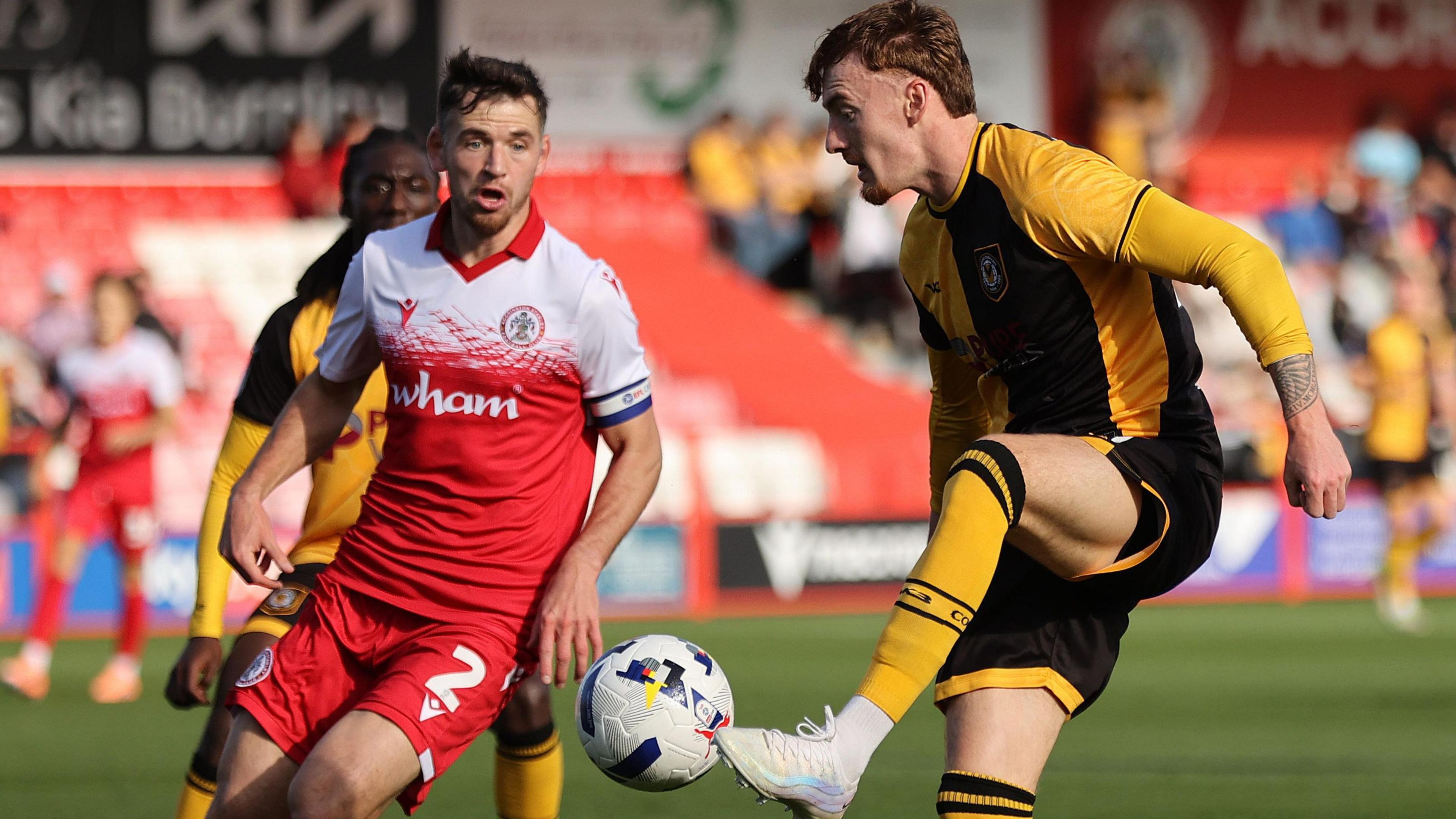 Michael Spellman of Newport and Donald Love of Accrington